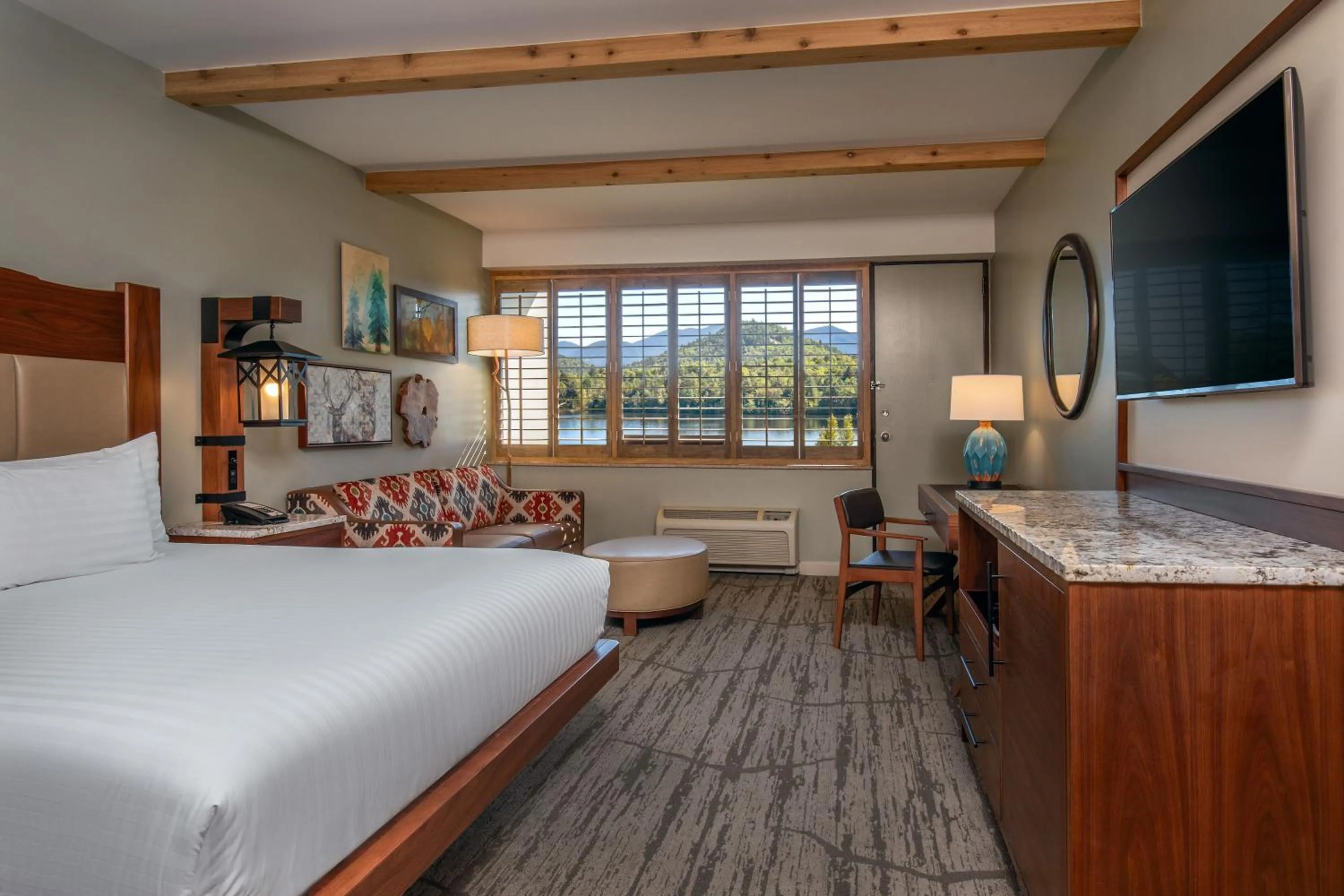 Bed in High Peaks Resort