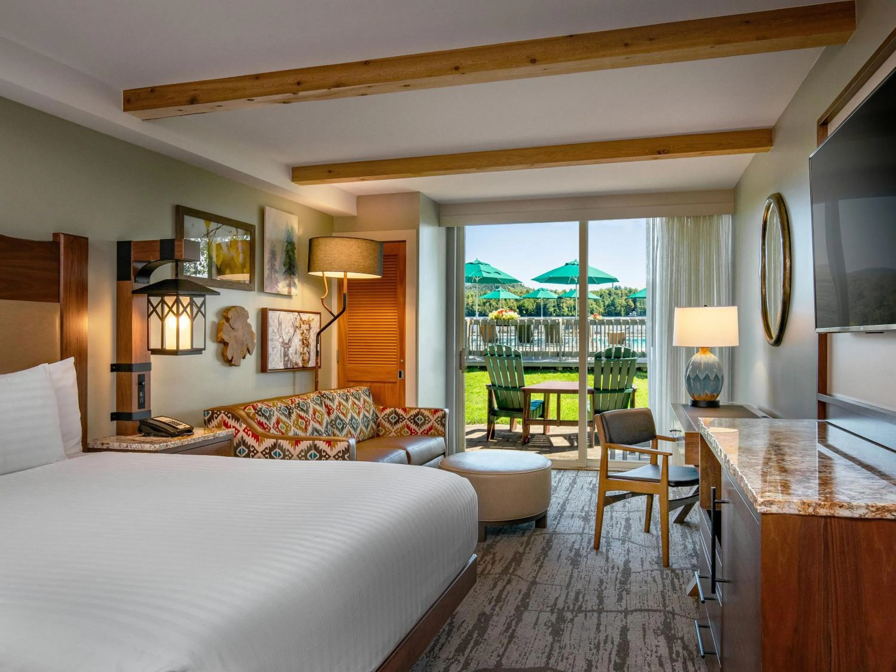 Bed in High Peaks Resort