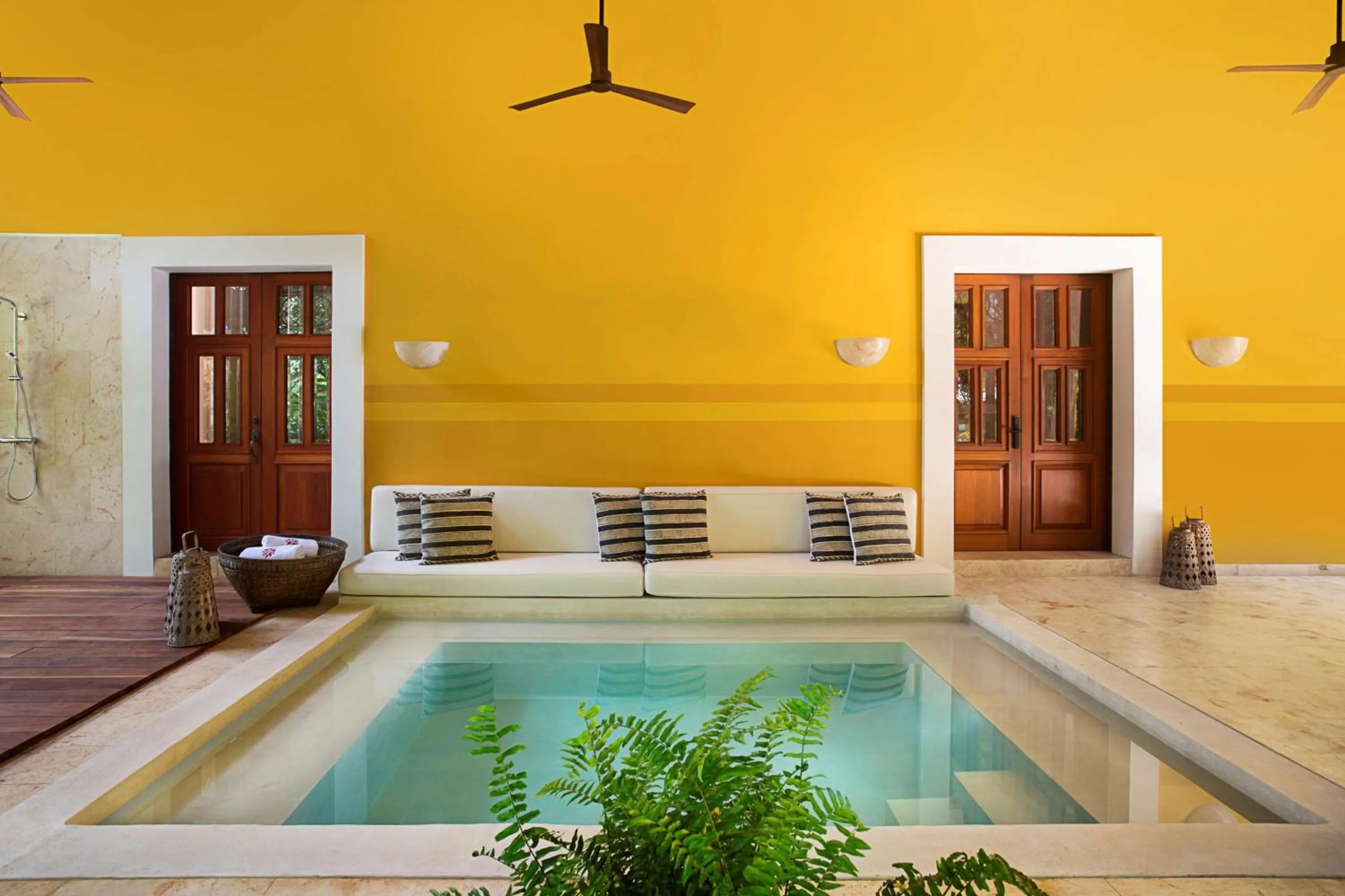 Patio in Hacienda Xcanatun, Angsana Heritage Collection