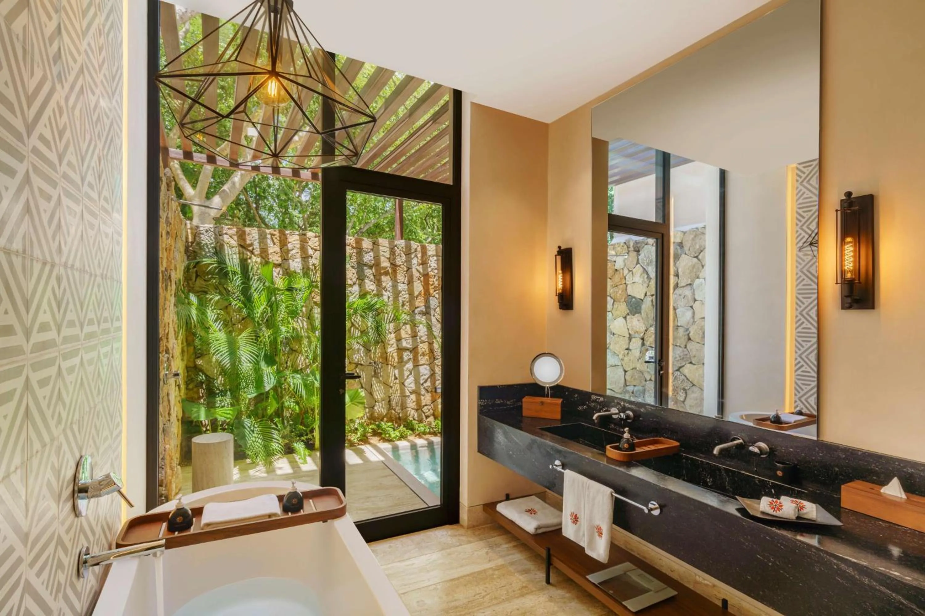 Hot Tub in Hacienda Xcanatun, Angsana Heritage Collection