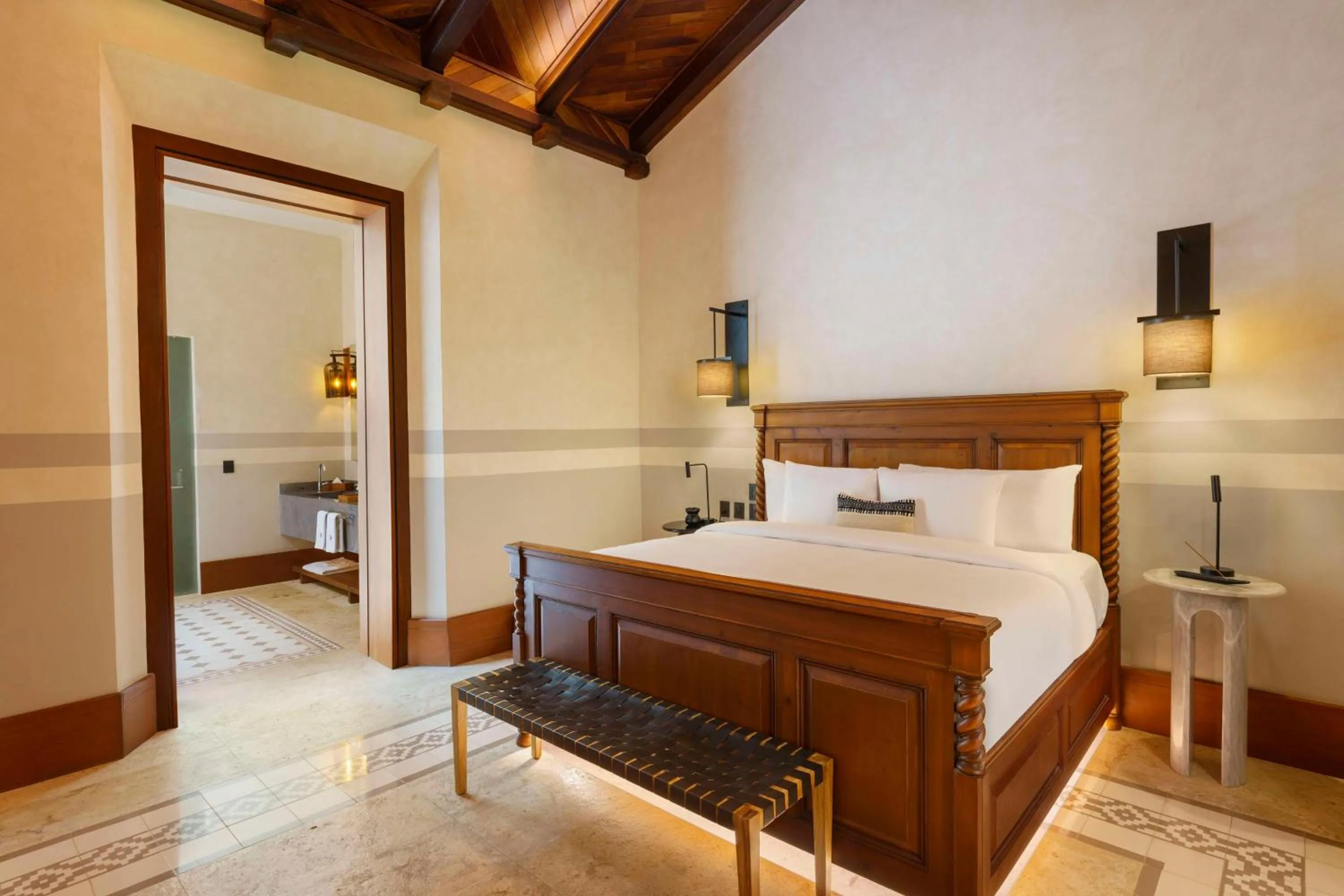 Bedroom, Bed in Hacienda Xcanatun, Angsana Heritage Collection