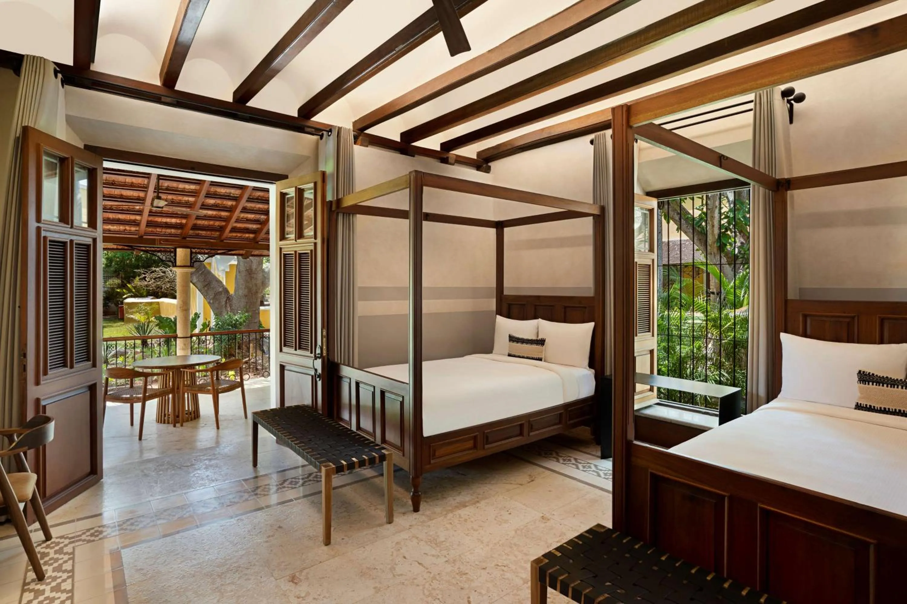 Bedroom, Bed in Hacienda Xcanatun, Angsana Heritage Collection