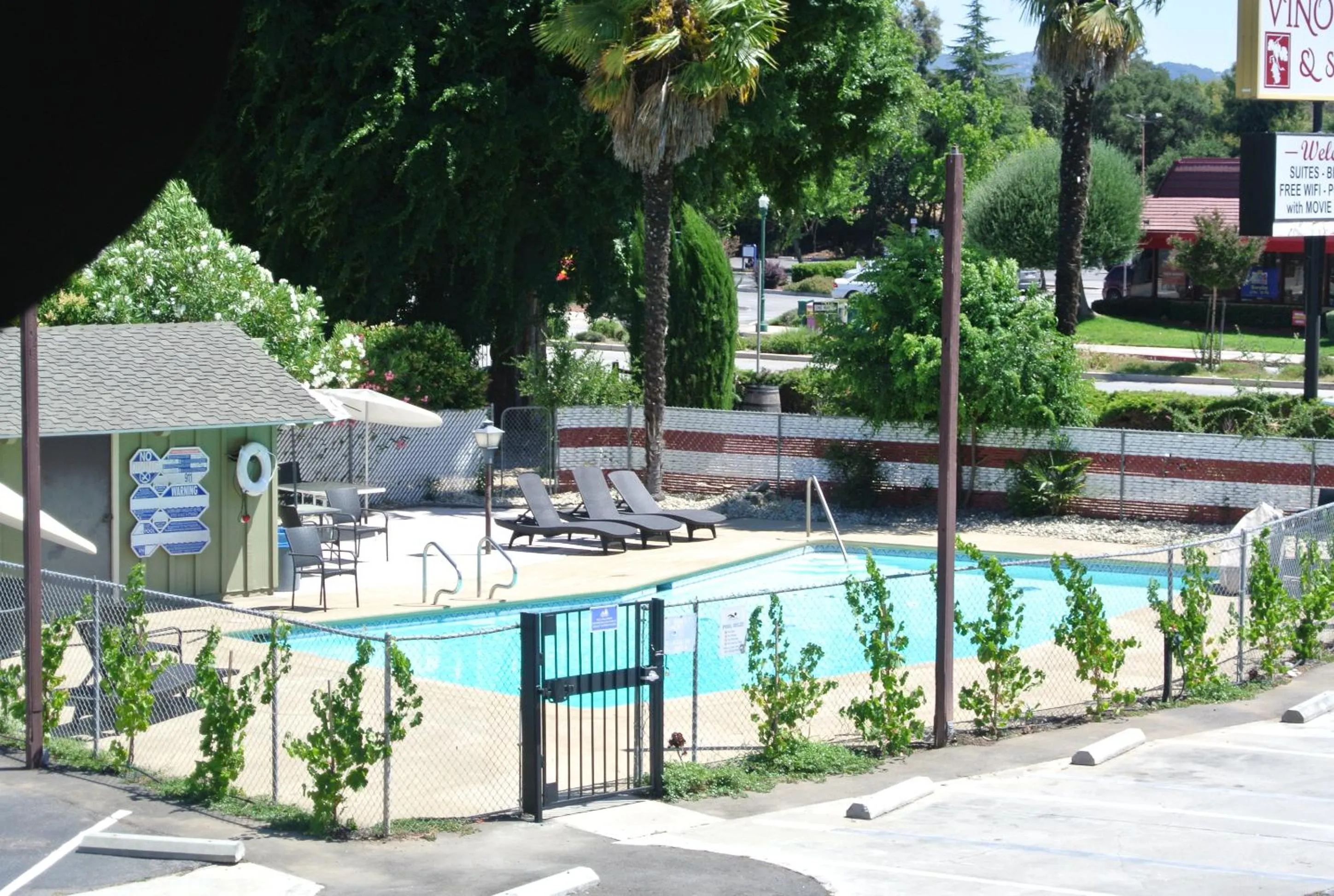 Swimming pool in Vino Inn & Suites