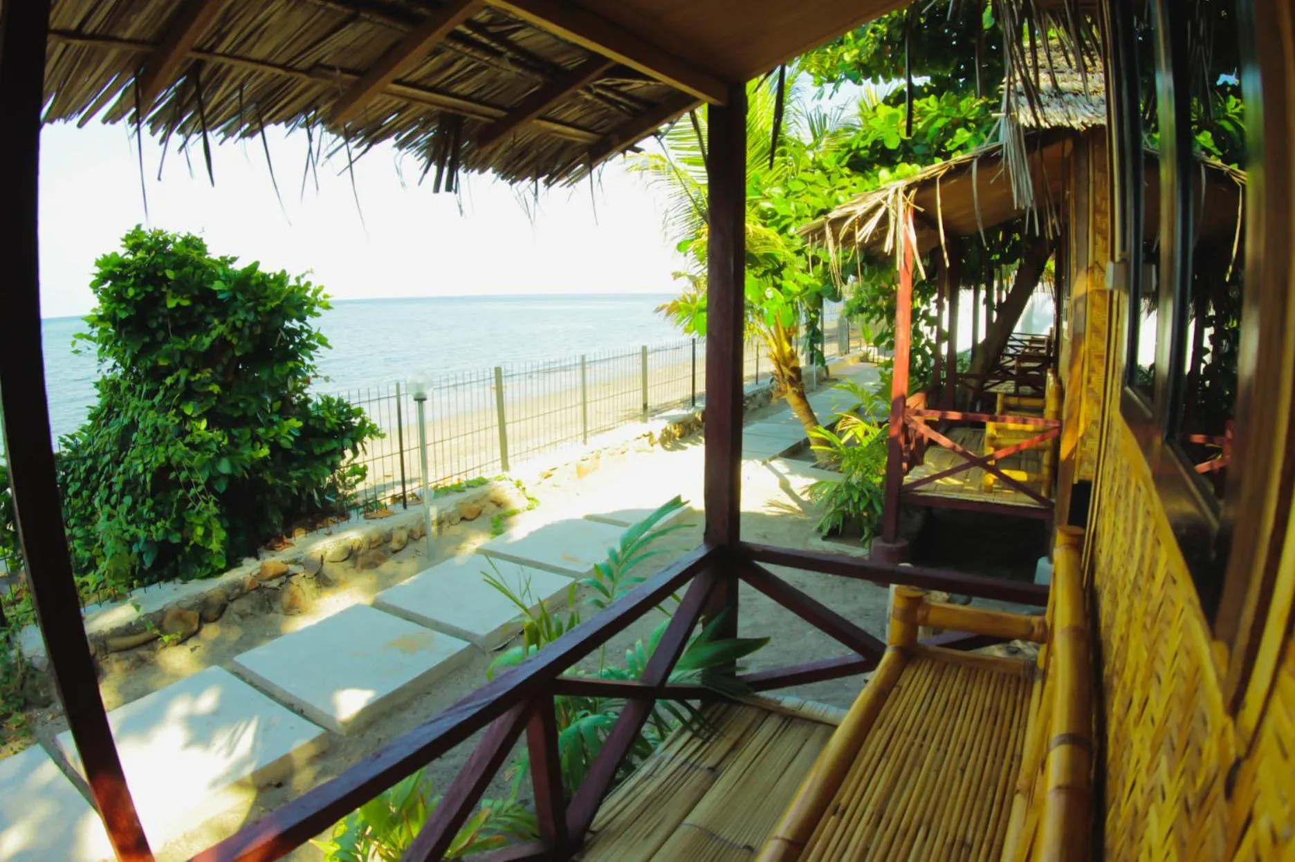 Balcony/Terrace in FX72 Beach Resort Maumere