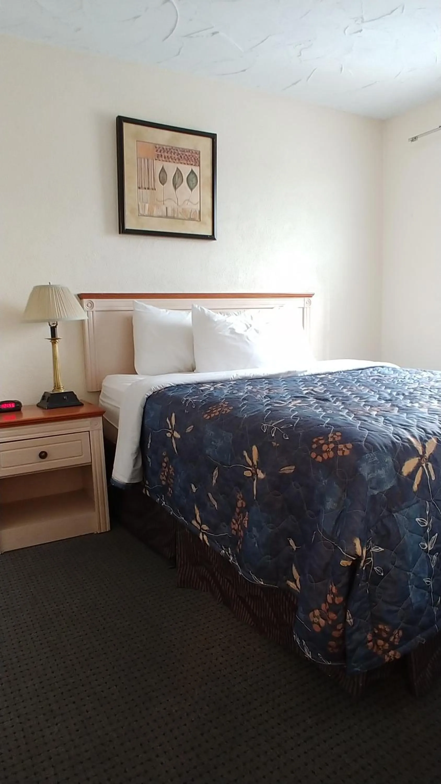 Bed in Sand Castle Suites Motel