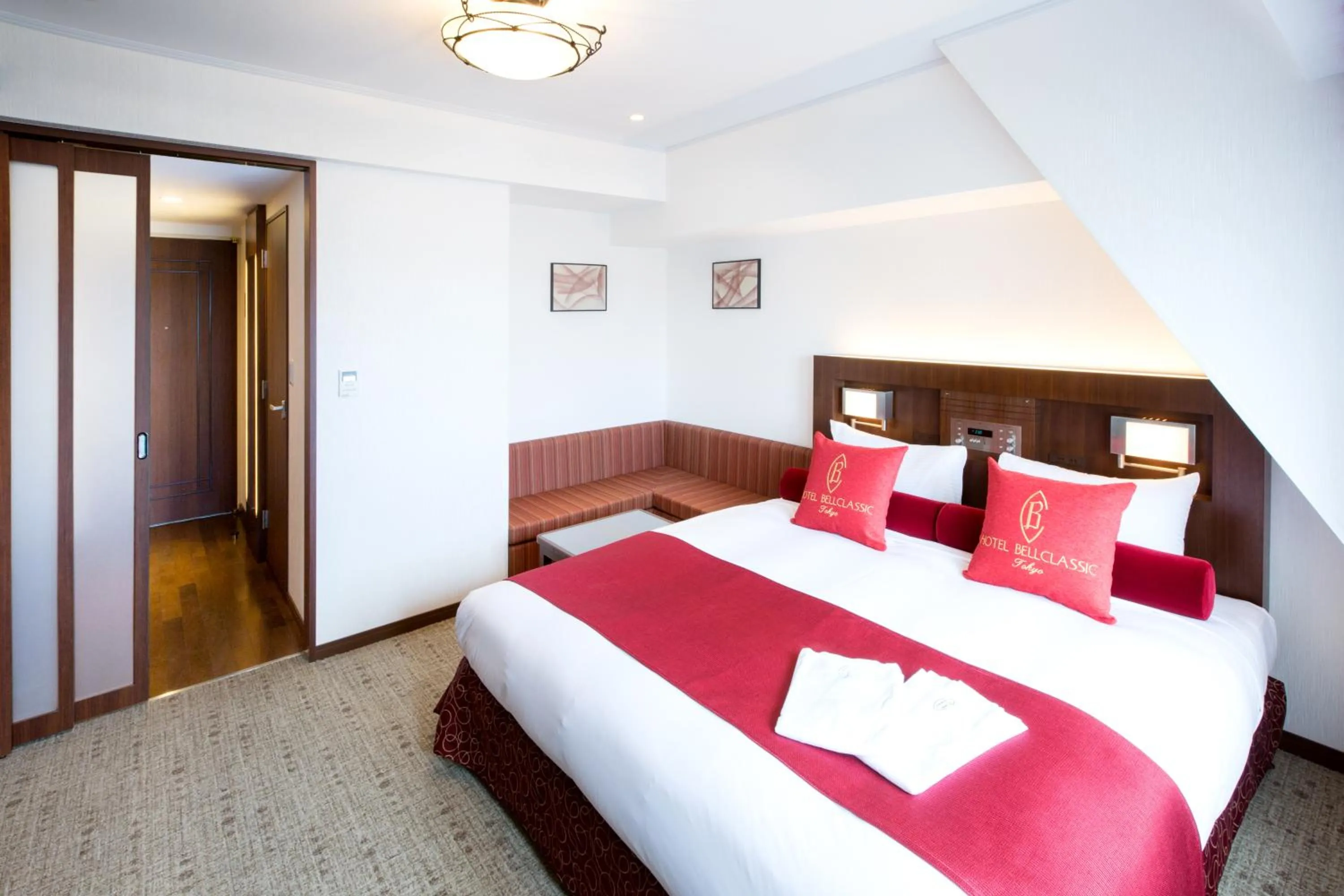 Bedroom, Bed in Hotel Bellclassic Tokyo