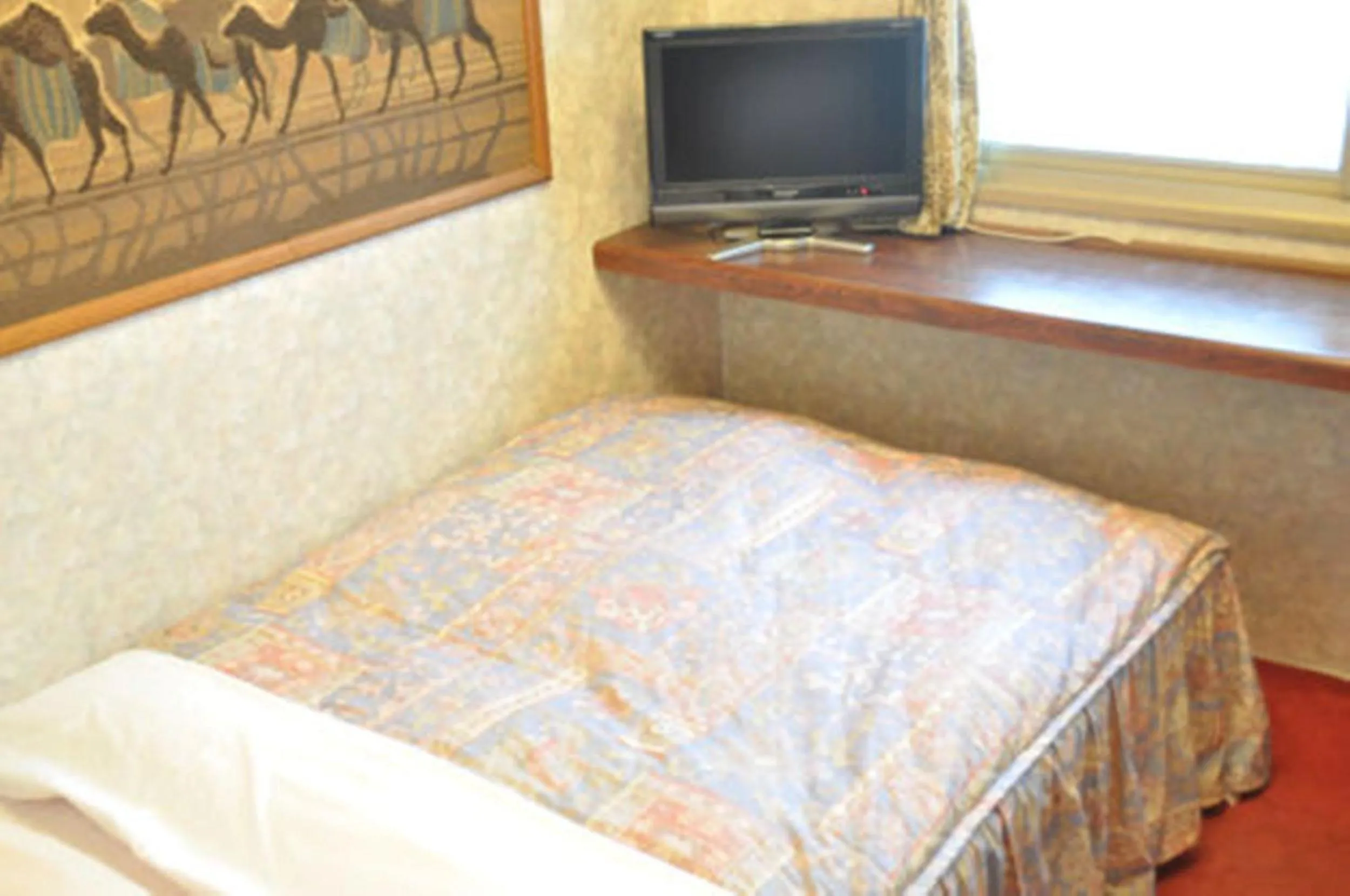 Bed in Green Hotel Rich Tokugawaen