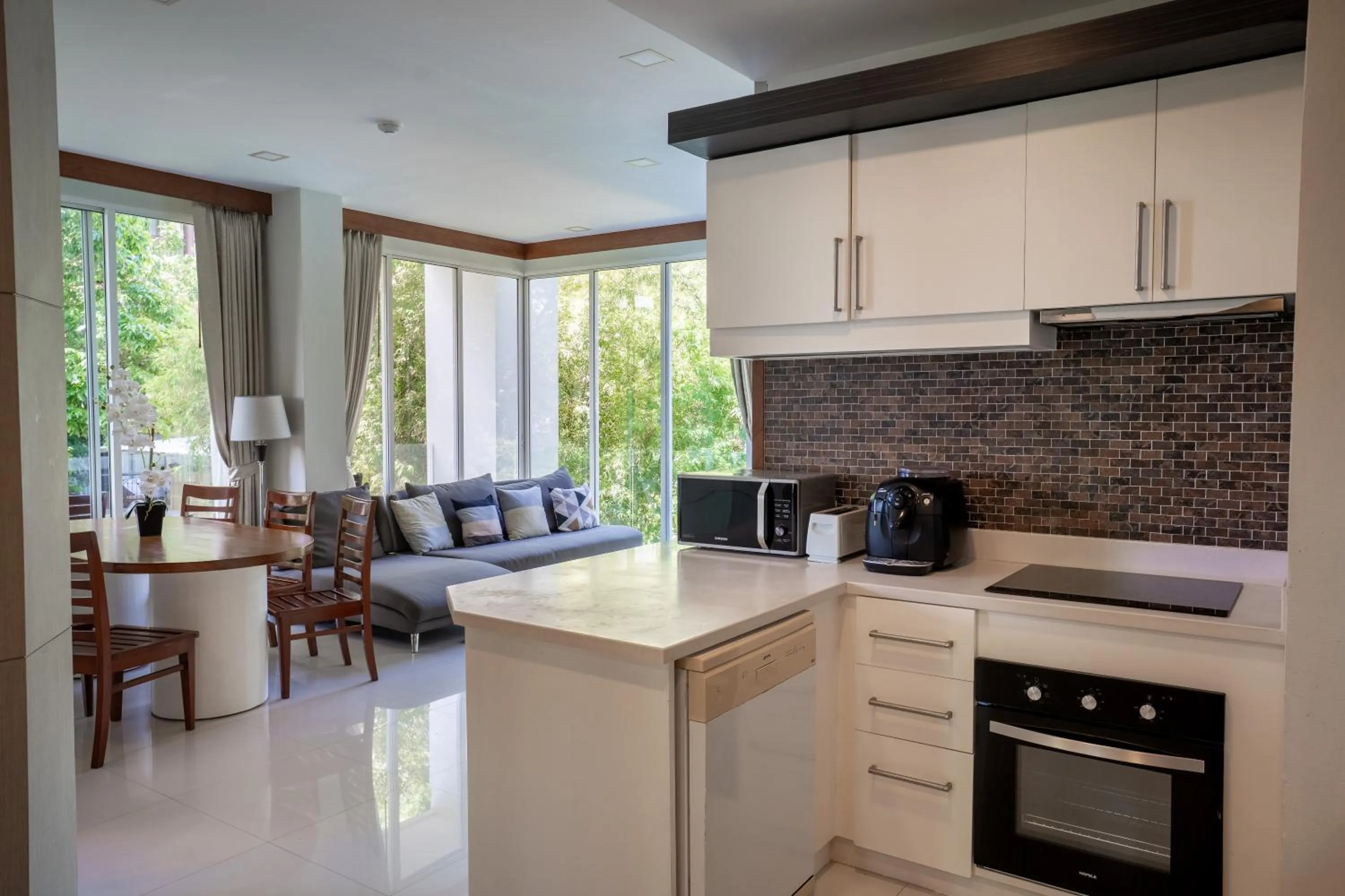 Kitchen or kitchenette in Q Kata Residence