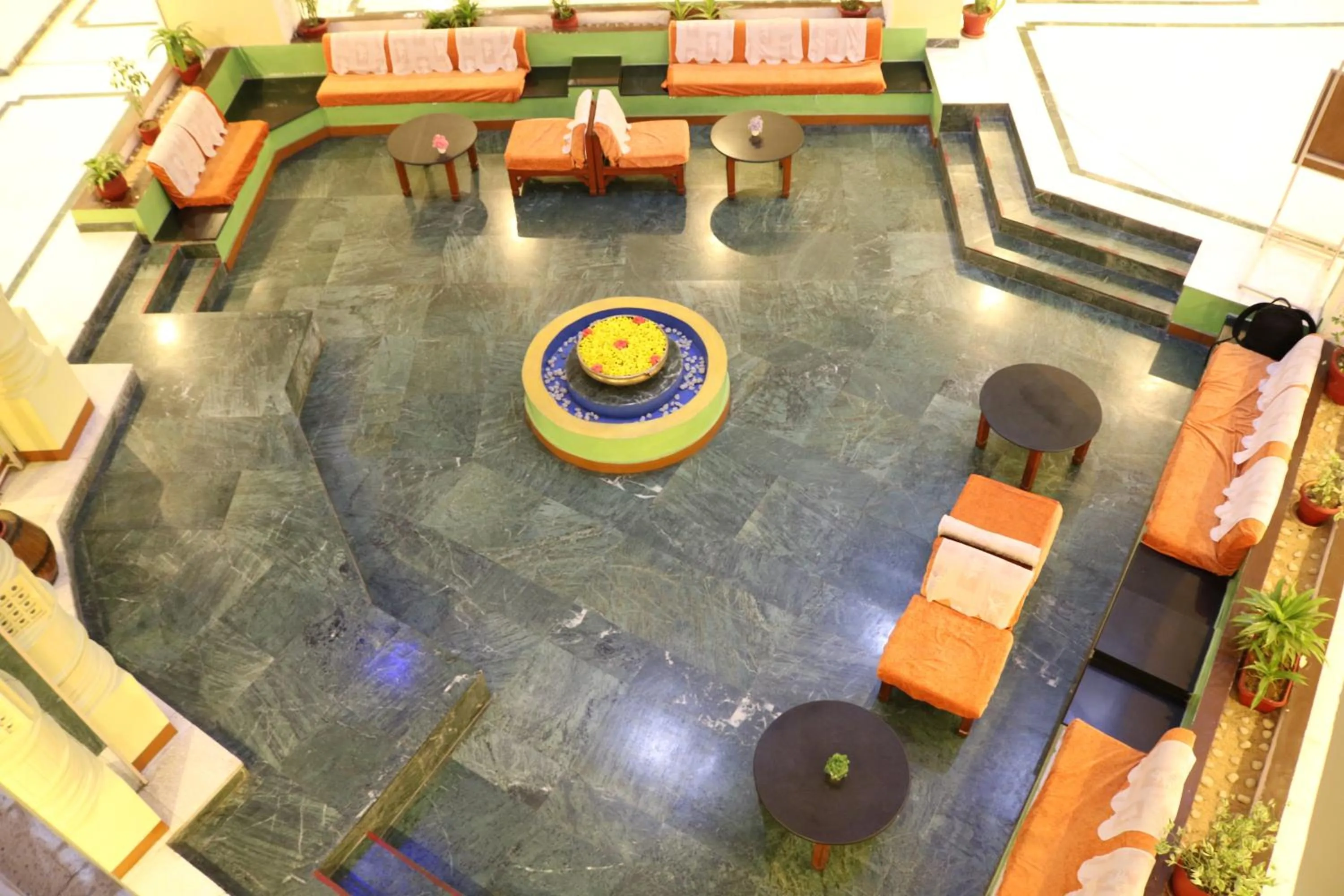 Seating area in Ramee Guestline Tirupati