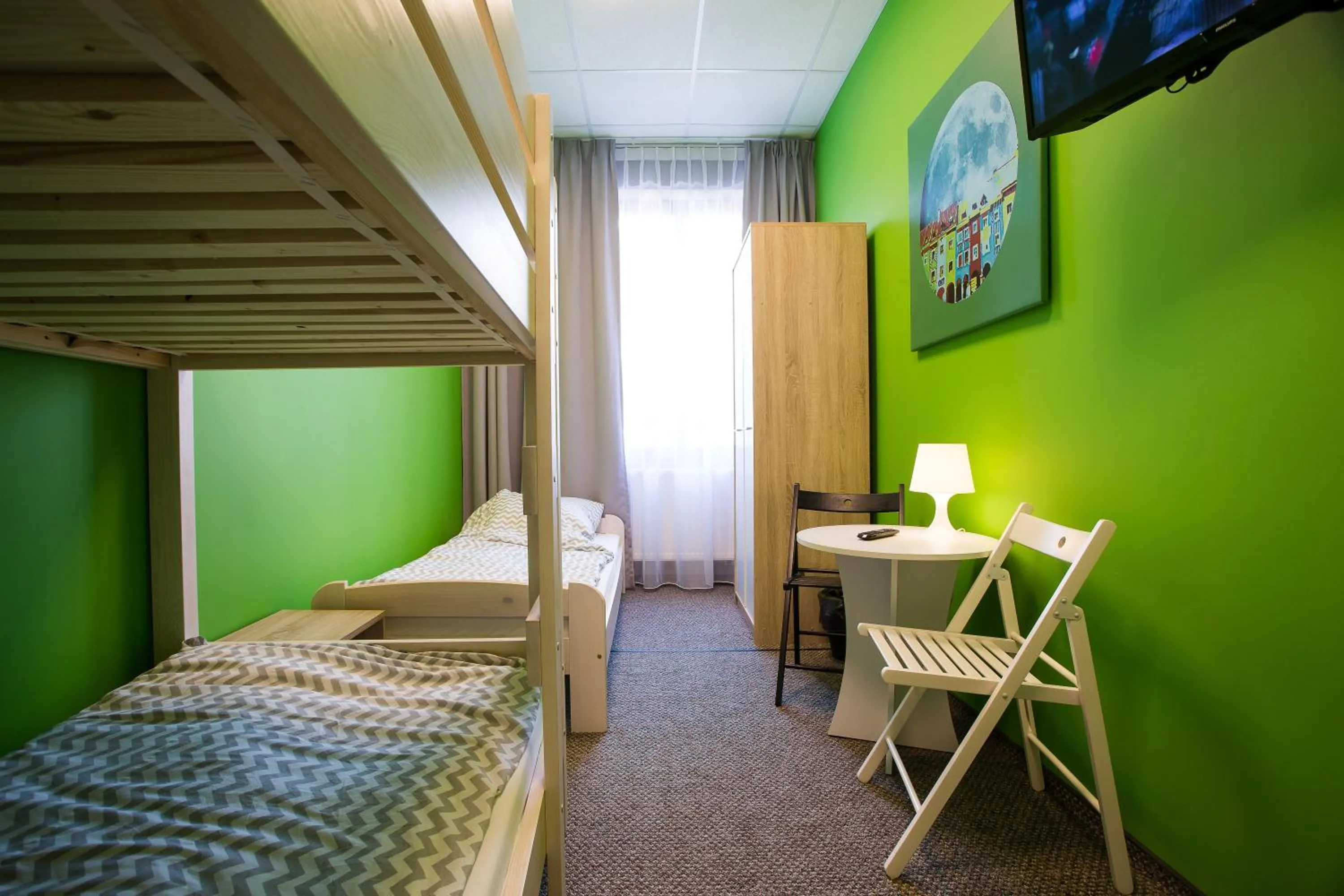 Photo of the whole room, Bed in Moon Hostel Poznań