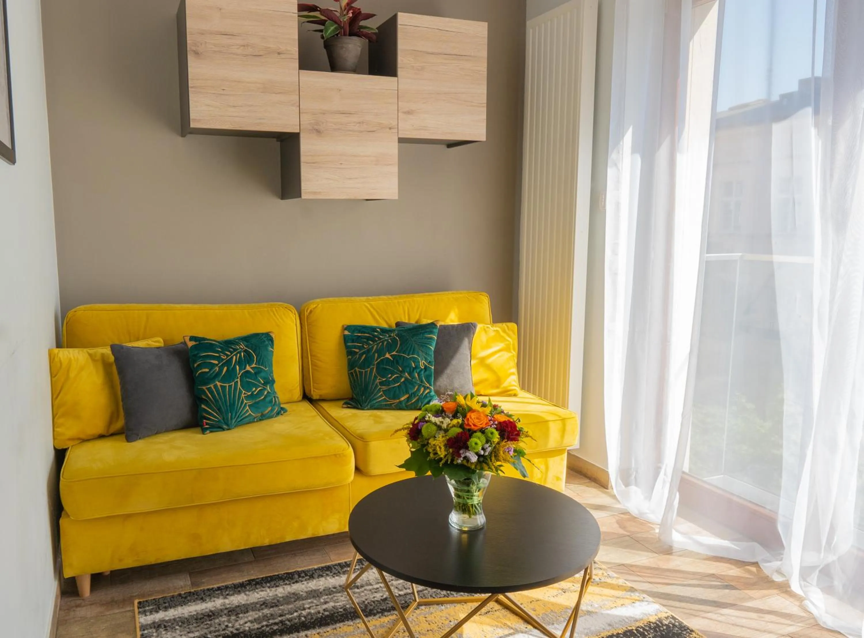 Living room in Moon Hostel Poznań