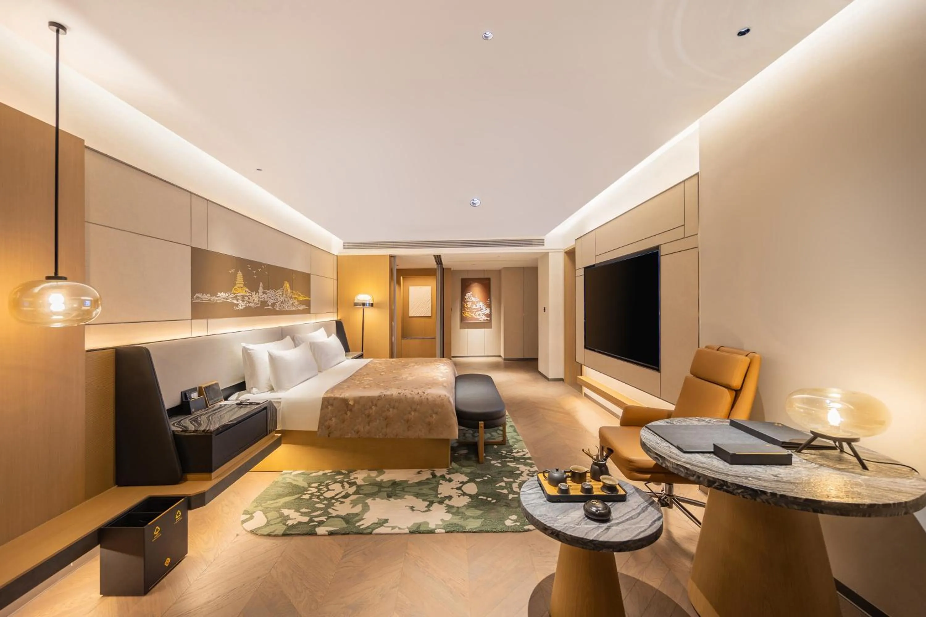 Bedroom, Bed in Deyang Hamring Hotel