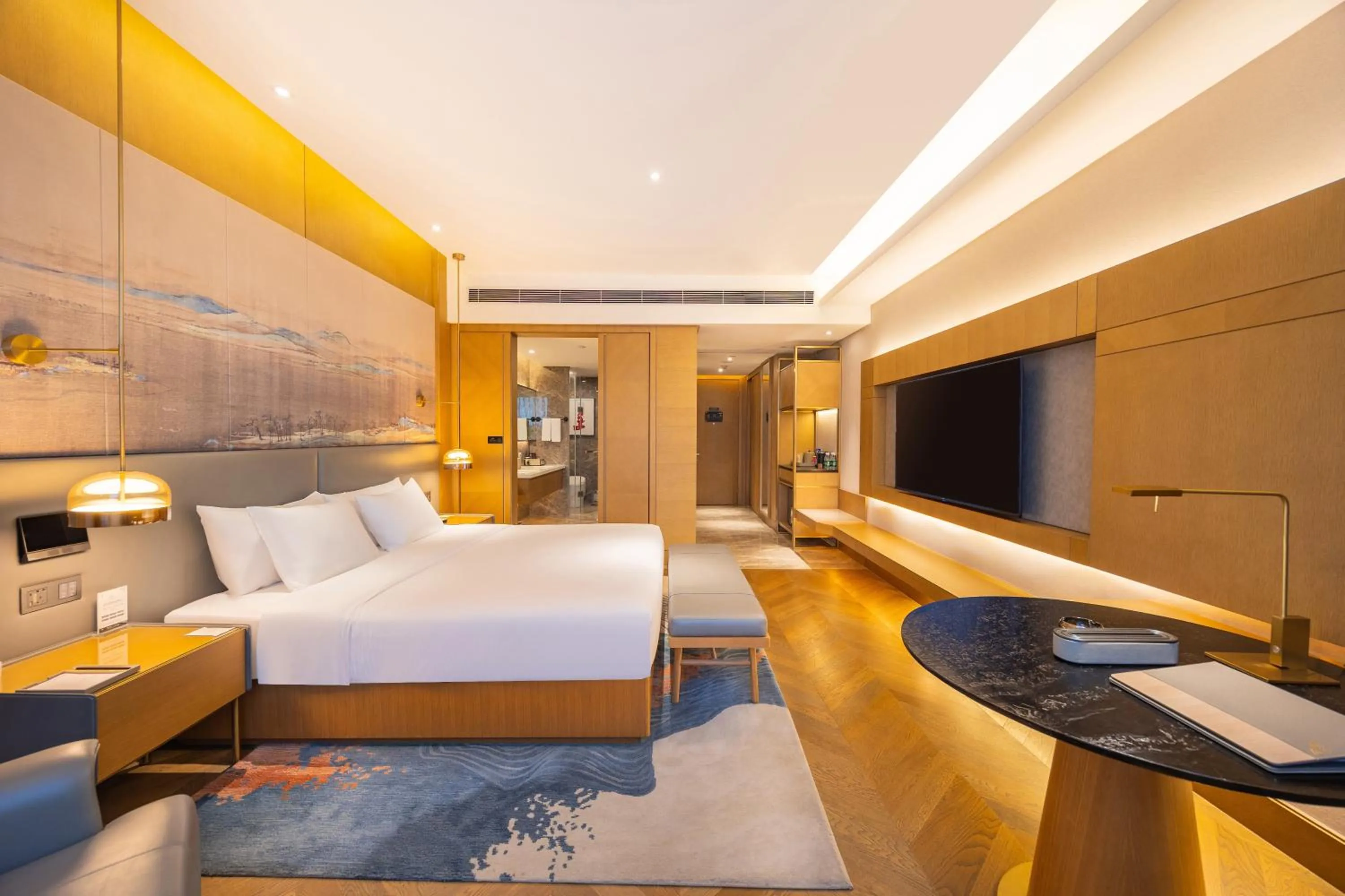 Bedroom, Bed in Deyang Hamring Hotel