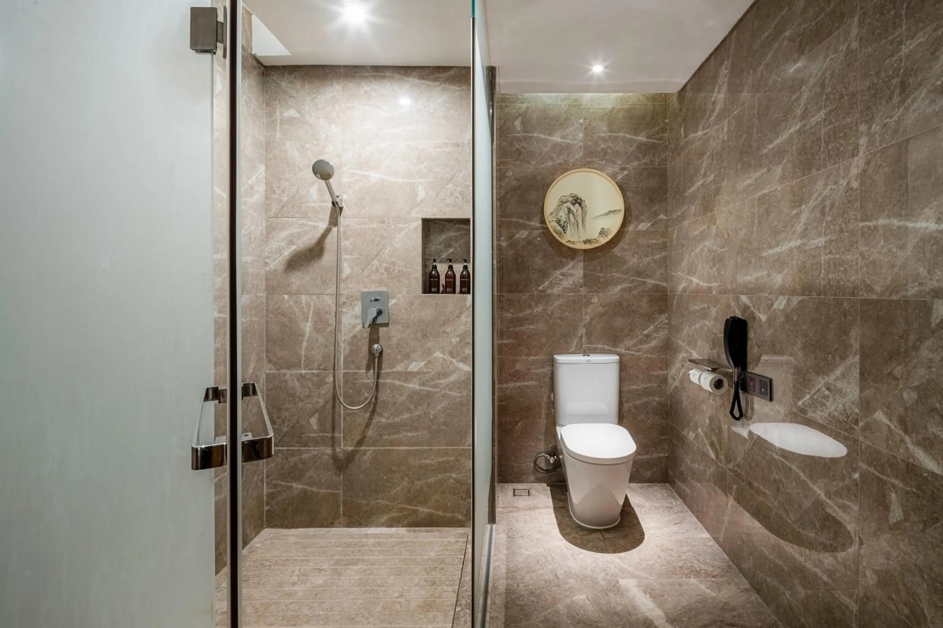 Toilet in Deyang Hamring Hotel