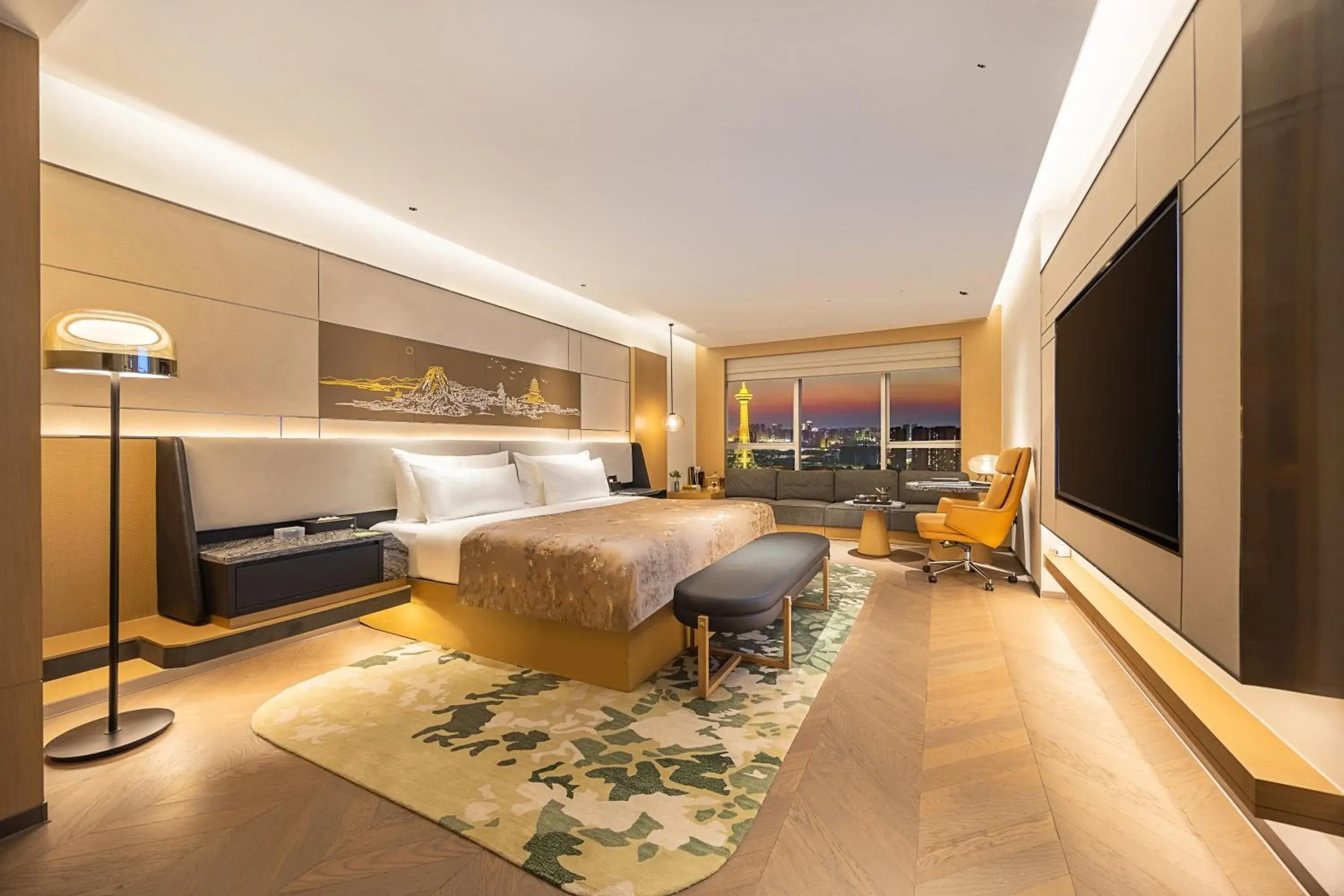 Deluxe Double Room with Bath in Deyang Hamring Hotel Deluxe Double Room with Bath in Deyang Hamring Hotel