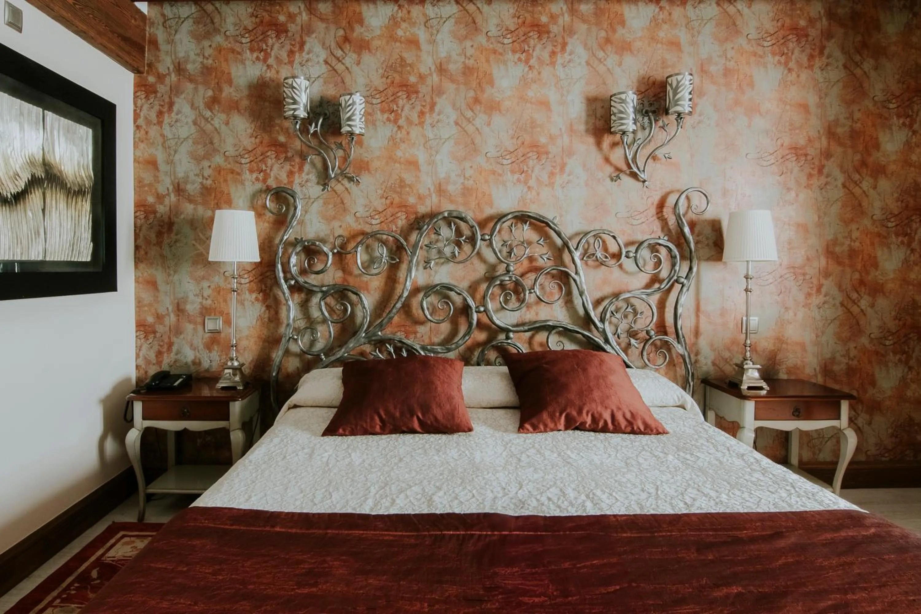 Bed in Hospedería Palacio de Casafuerte