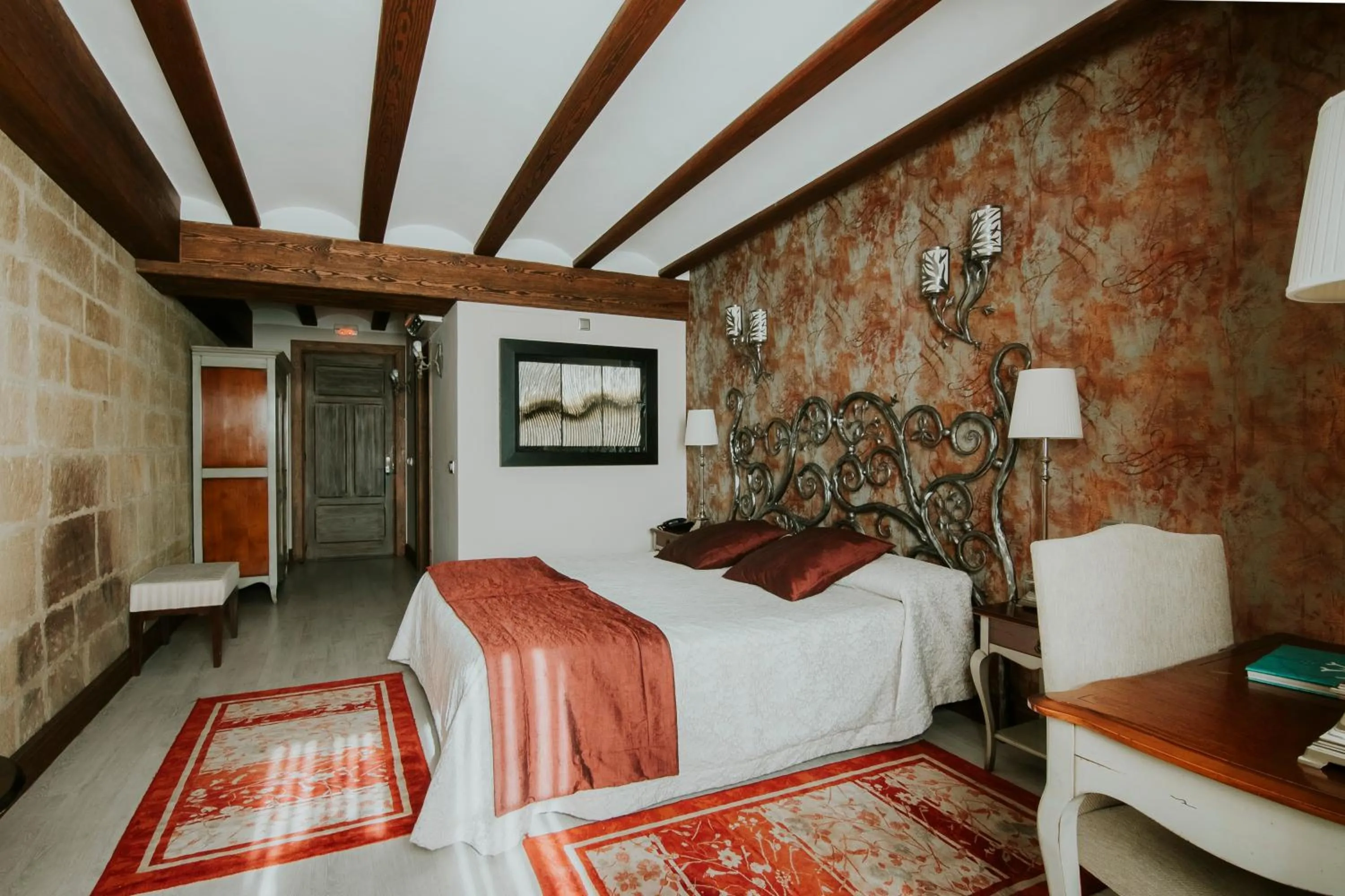 Bed in Hospedería Palacio de Casafuerte