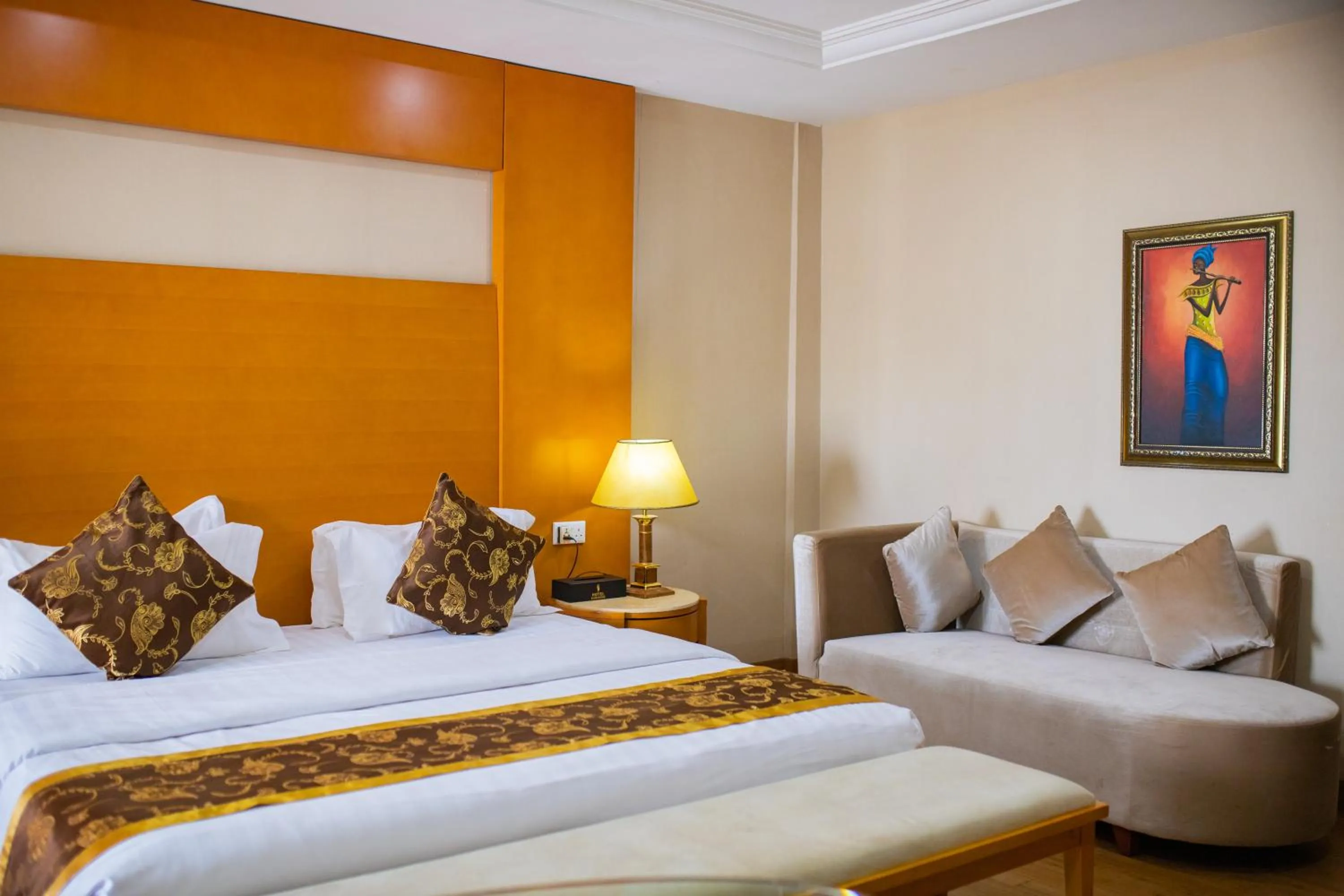 Bed in Hotel Sunshine Enugu