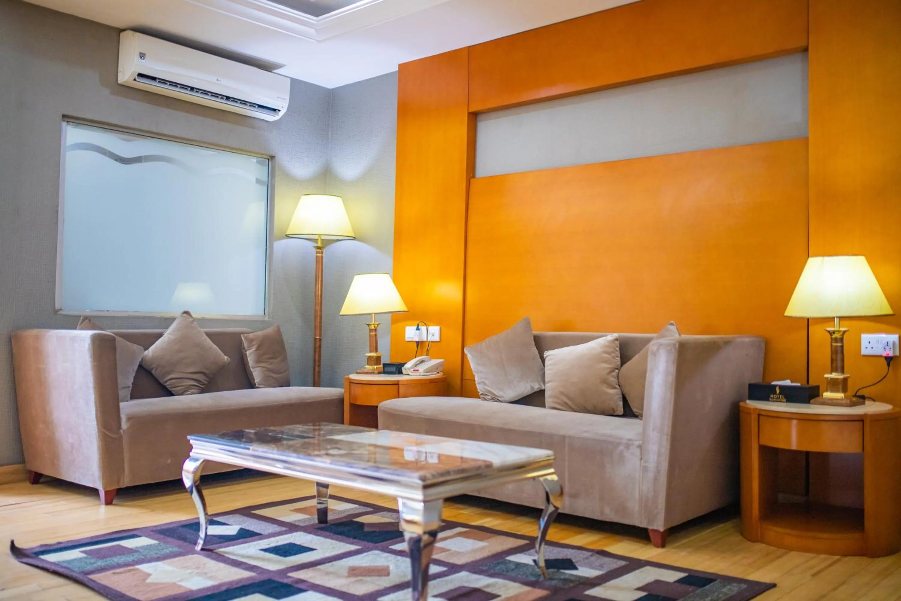 Living room in Hotel Sunshine Enugu