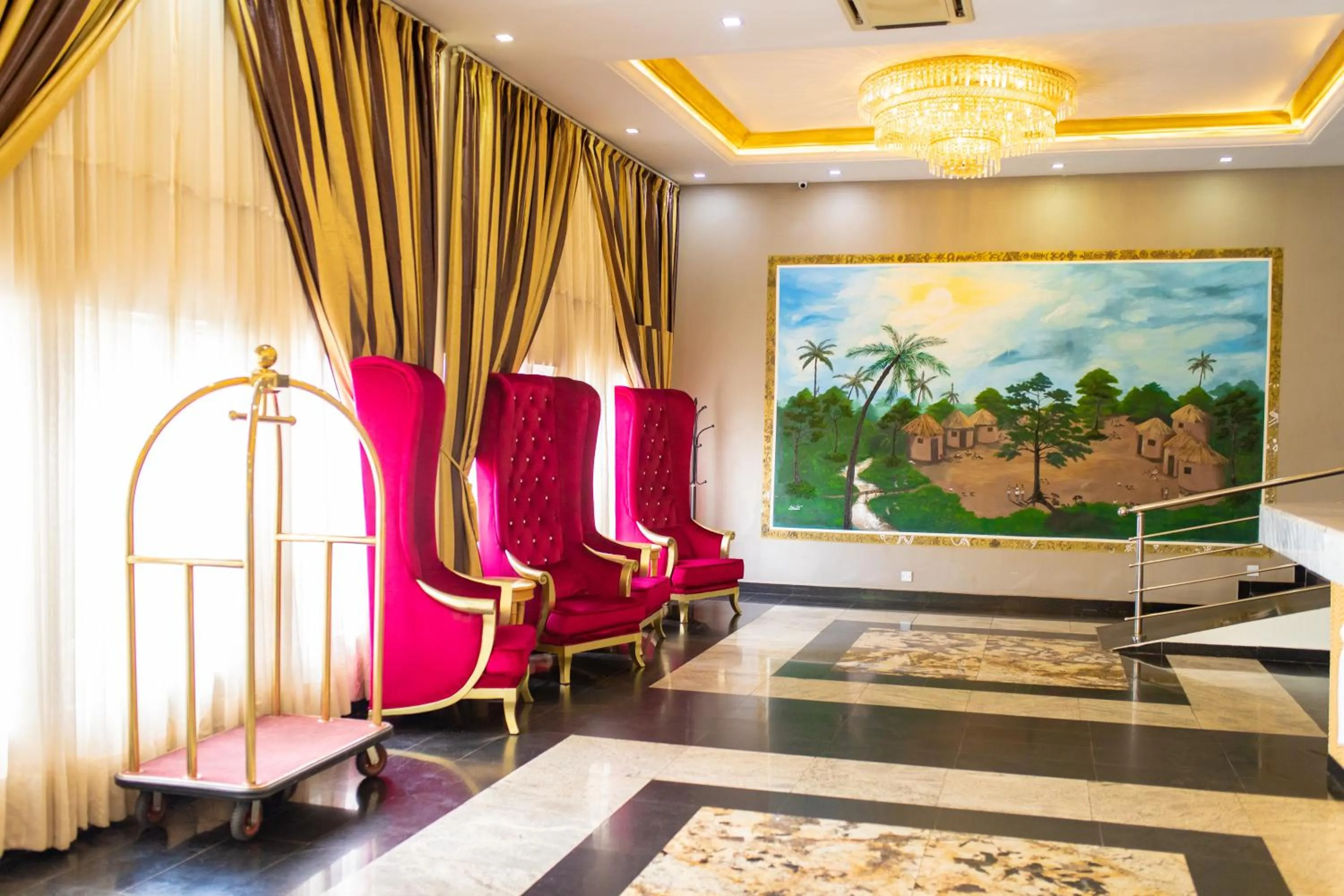 Lobby or reception in Hotel Sunshine Enugu