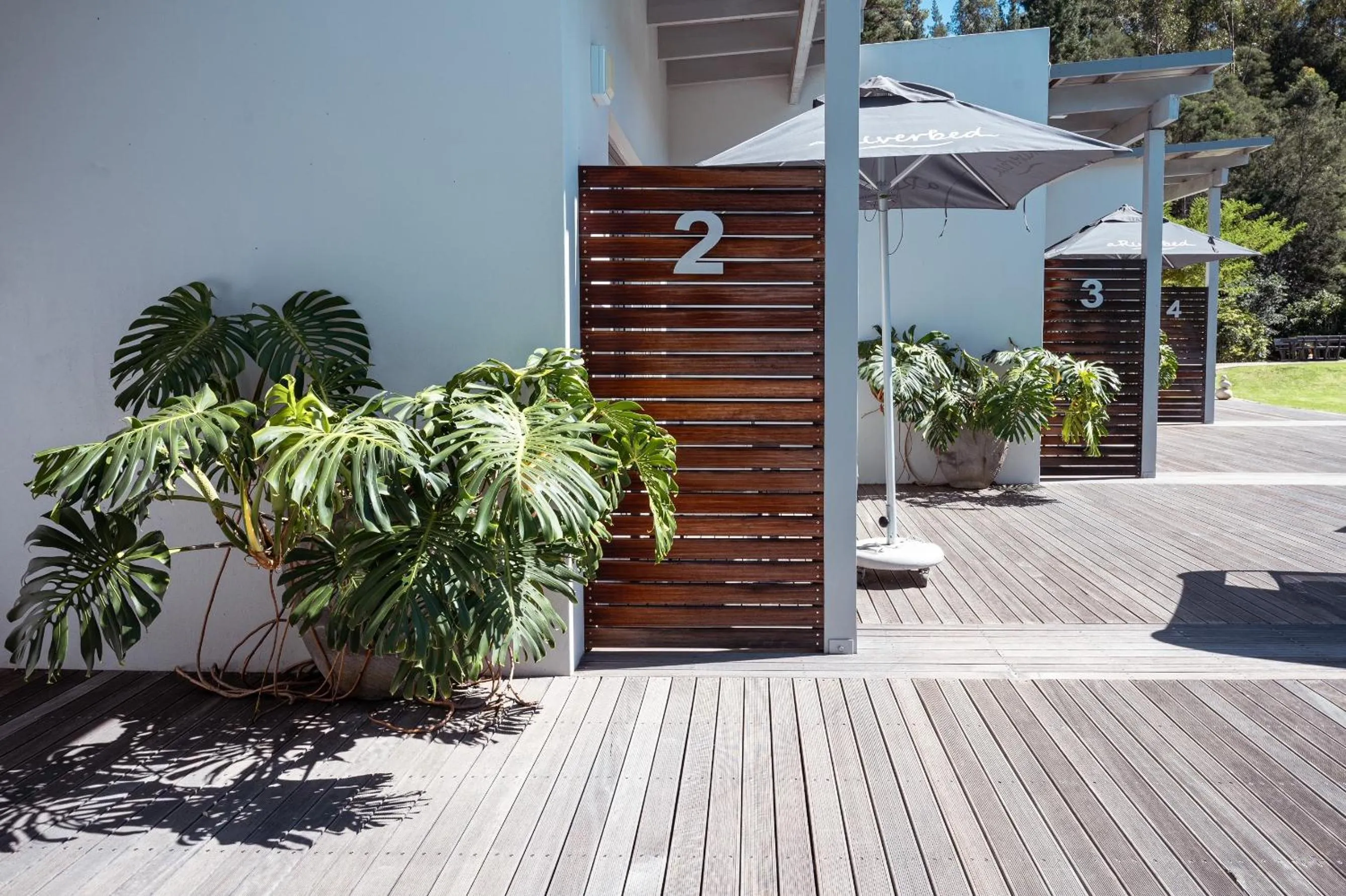 Patio in A Riverbed Guesthouse