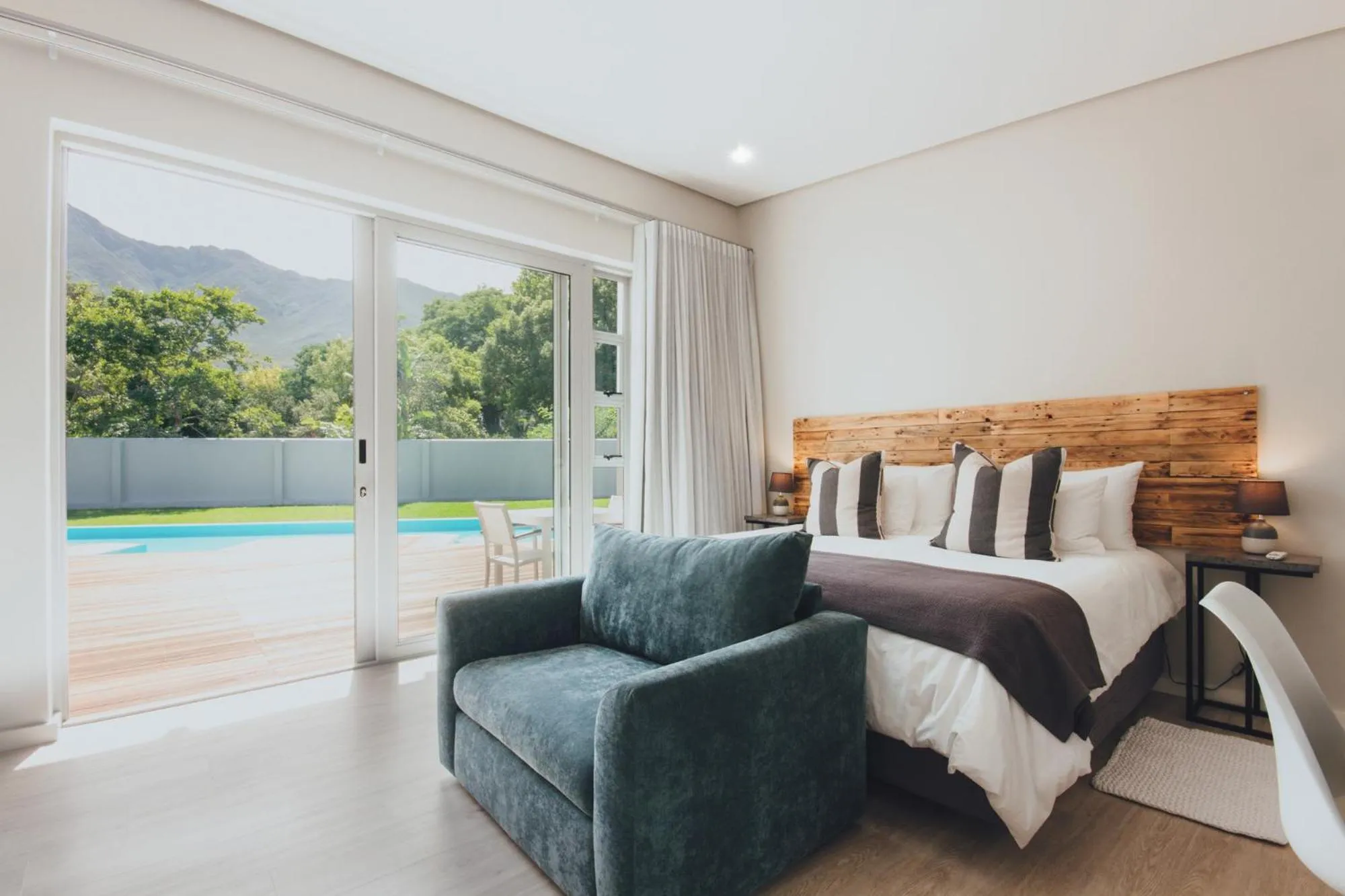 Seating area in A Riverbed Guesthouse