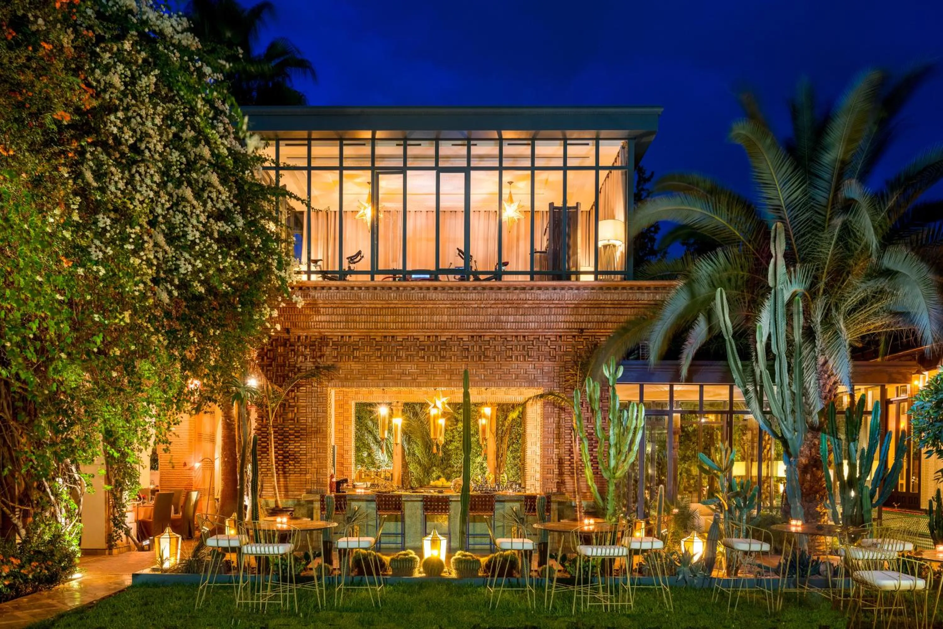 Lounge or bar in Dar Rhizlane, Palais Table d'hôtes & SPA