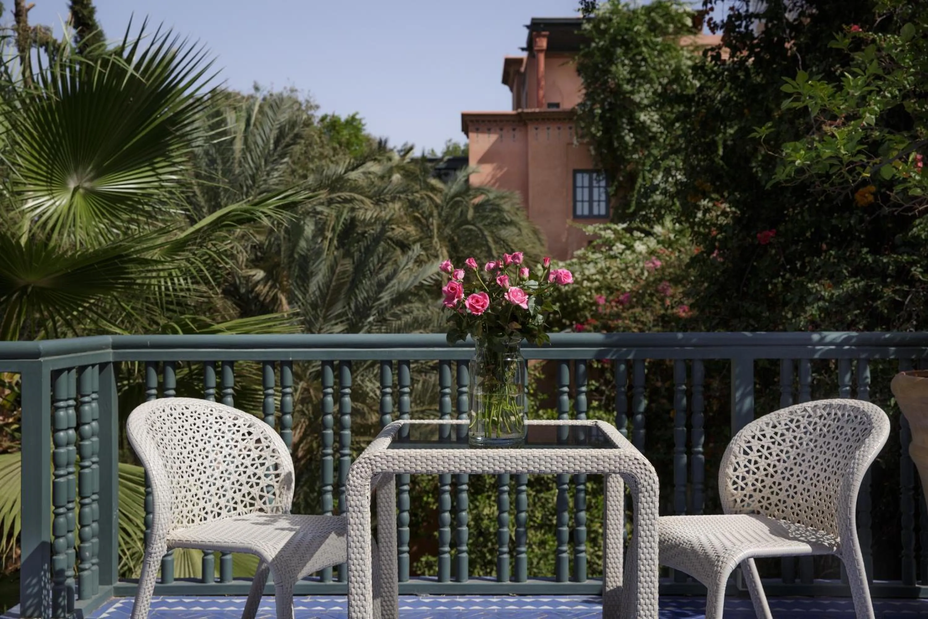 Balcony/Terrace in Dar Rhizlane, Palais Table d'hôtes & SPA