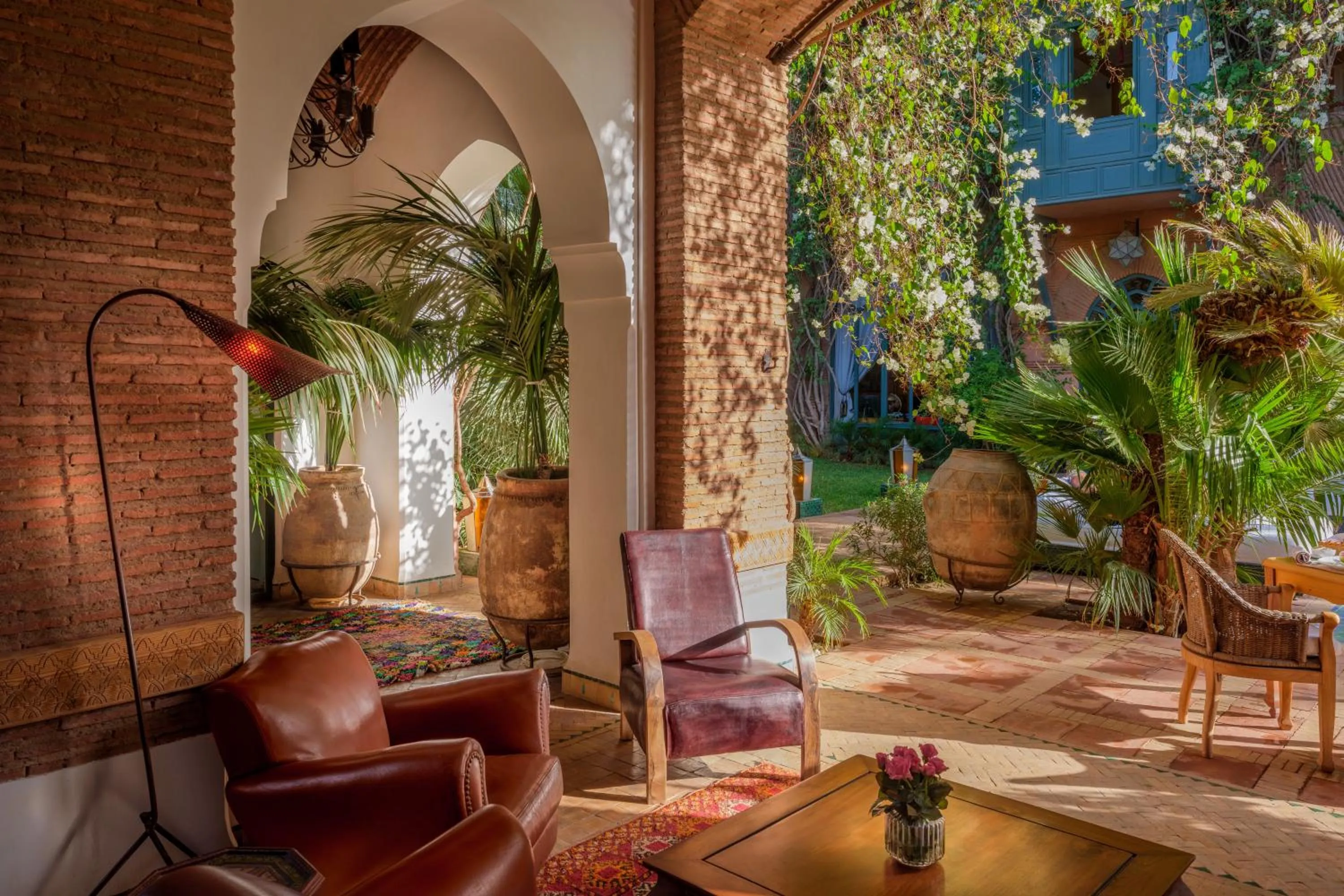 Lounge or bar in Dar Rhizlane, Palais Table d'hôtes & SPA