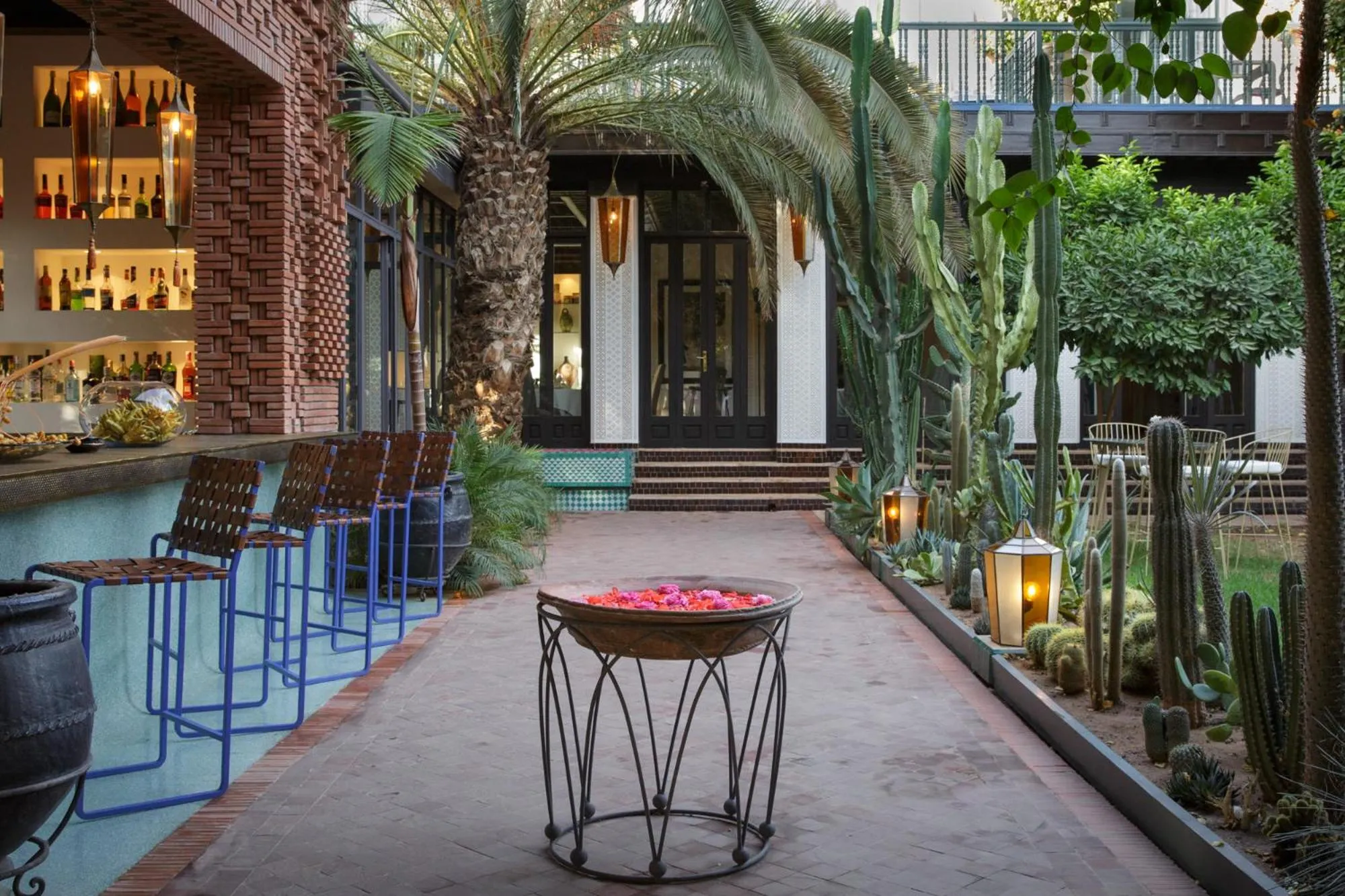 Lounge or bar in Dar Rhizlane, Palais Table d'hôtes & SPA