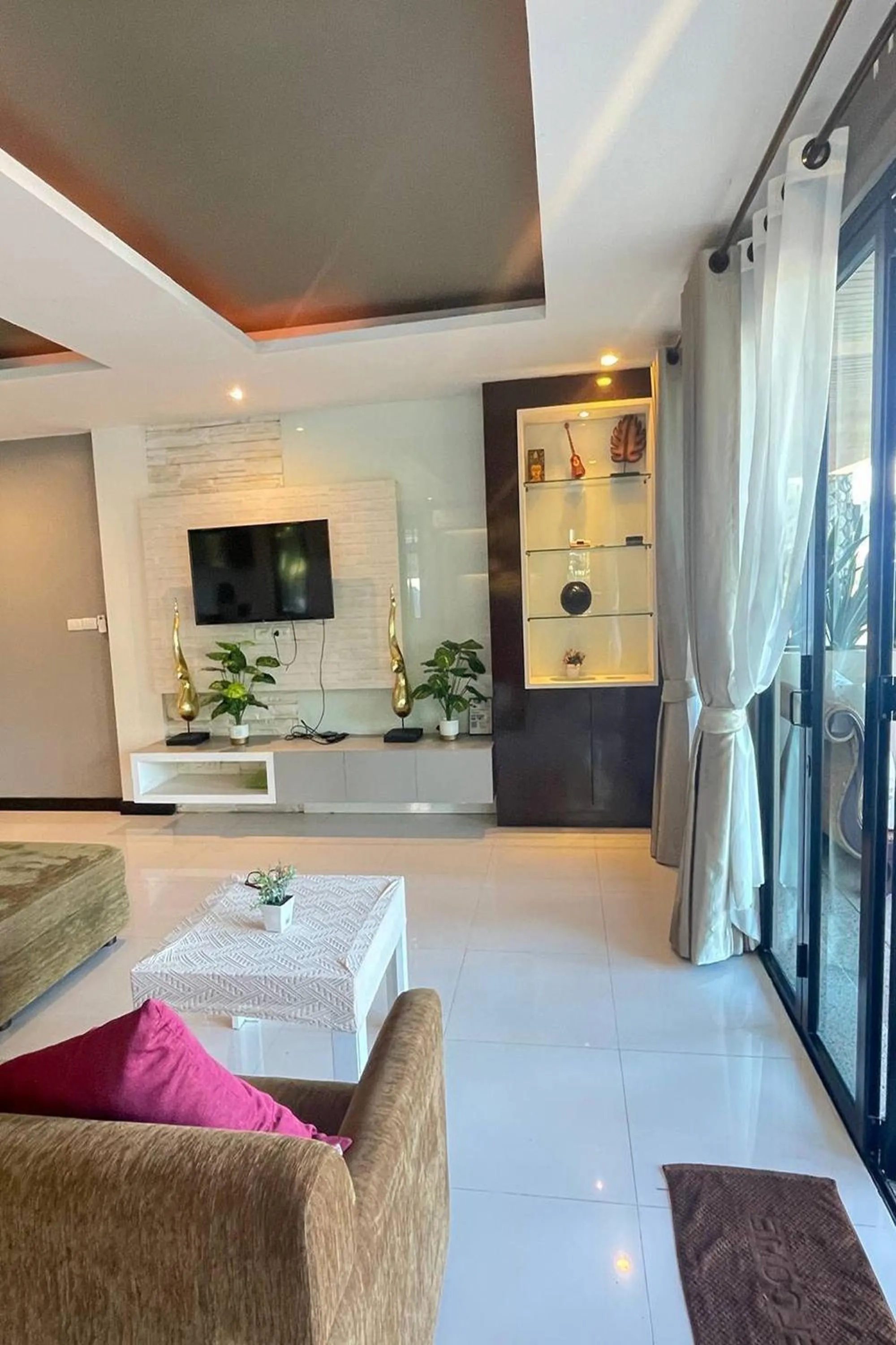 Seating area in Kamala Villa Hill