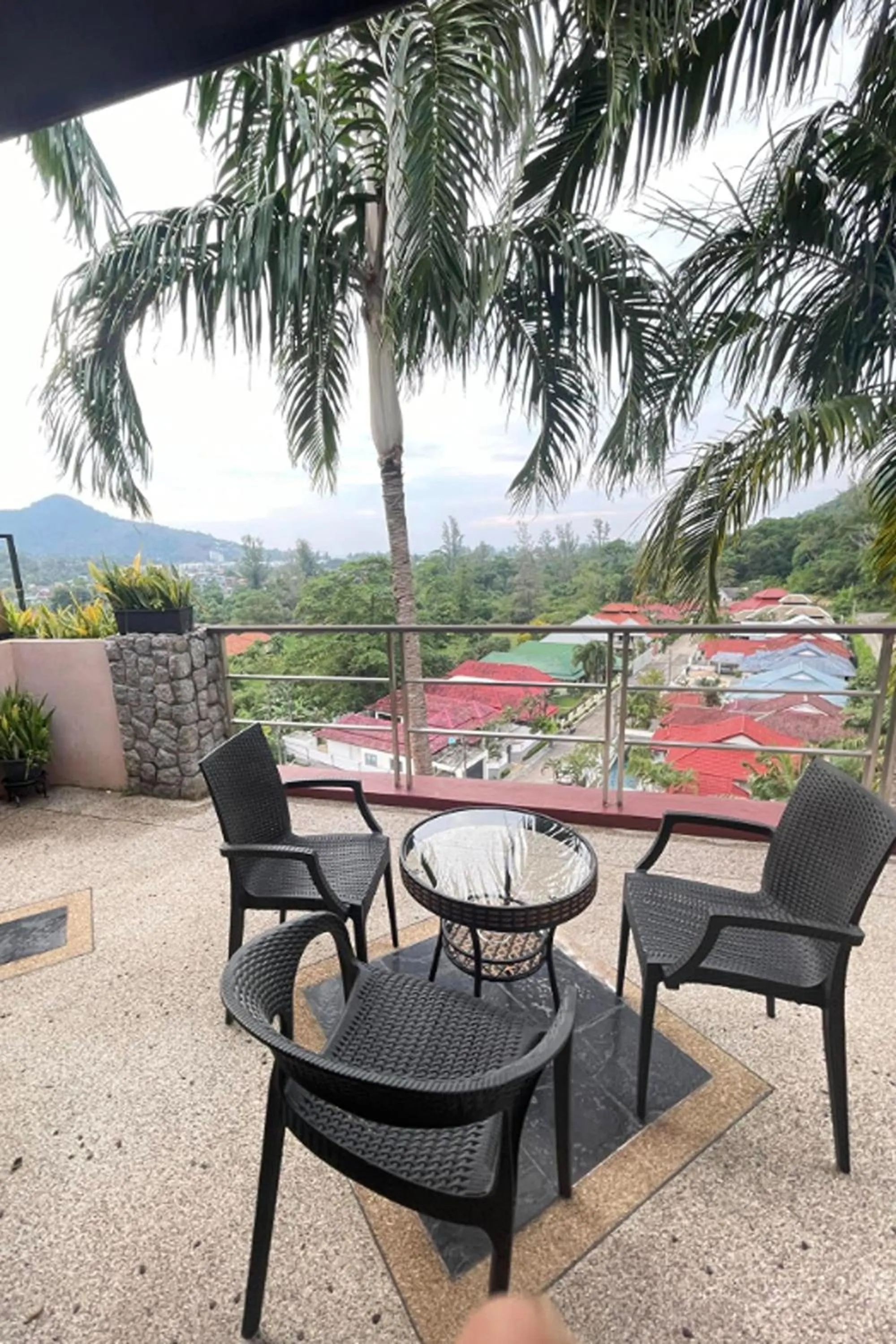 Seating area in Kamala Villa Hill