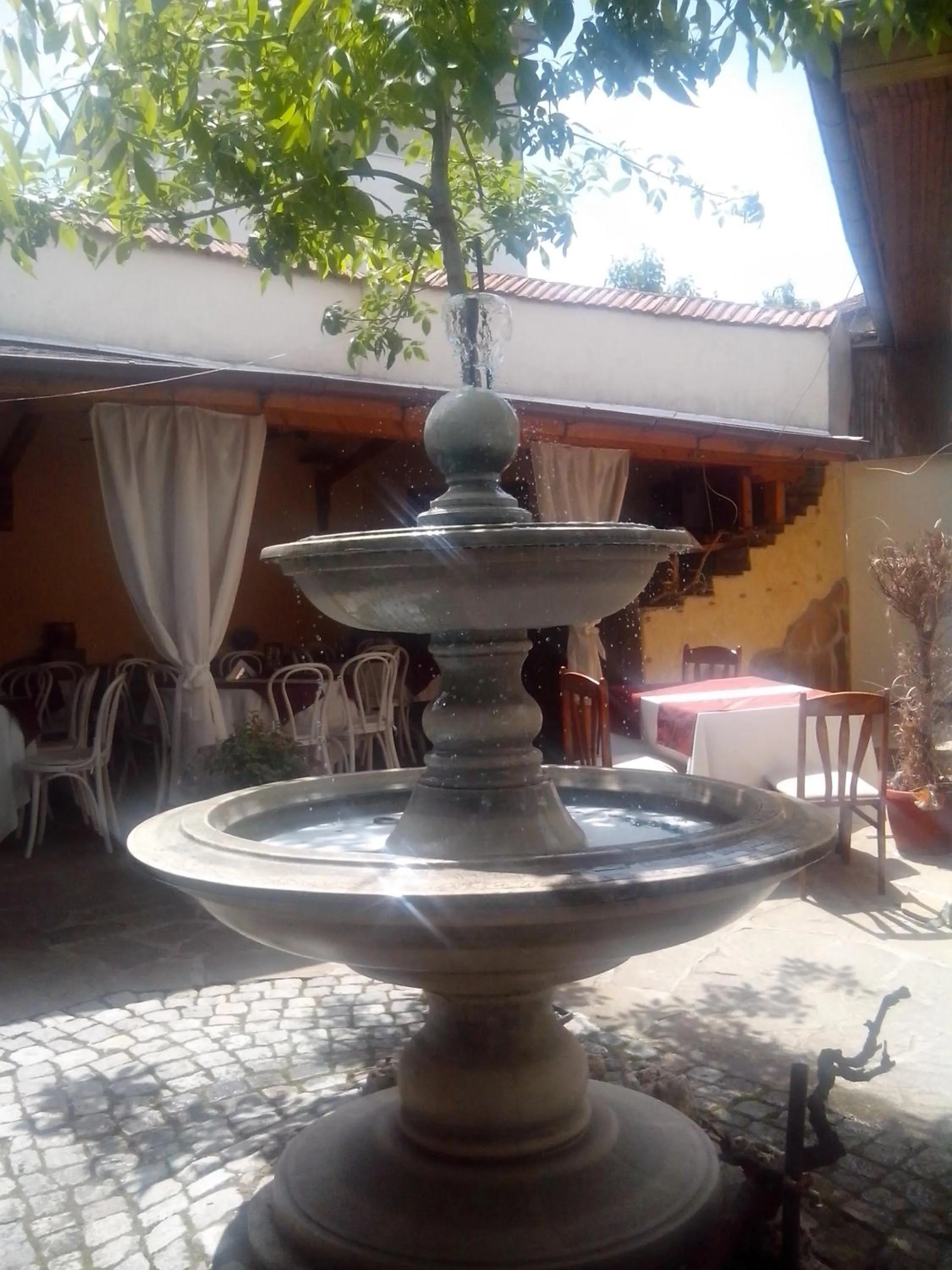 BBQ facilities in Family hotel The Castle