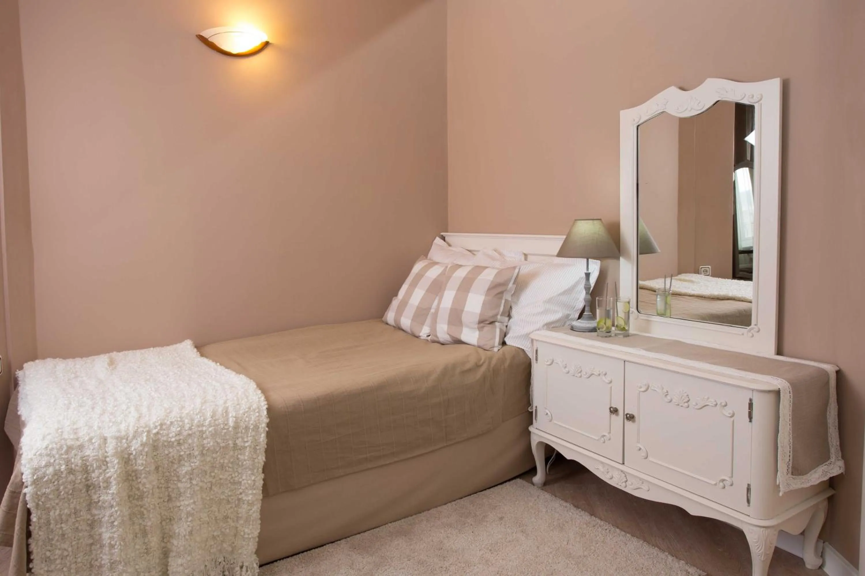 Bed in Family hotel The Castle