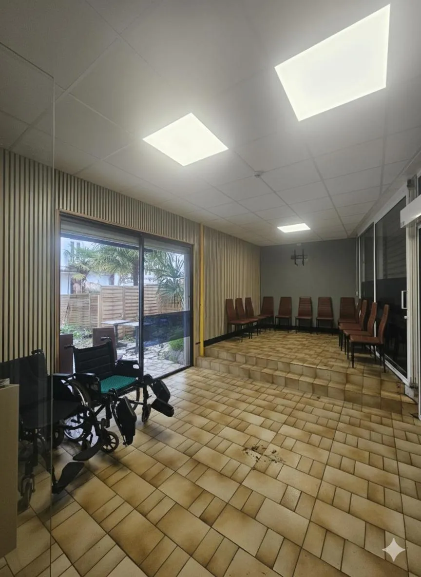 Lobby or reception in Hôtel Myosotis