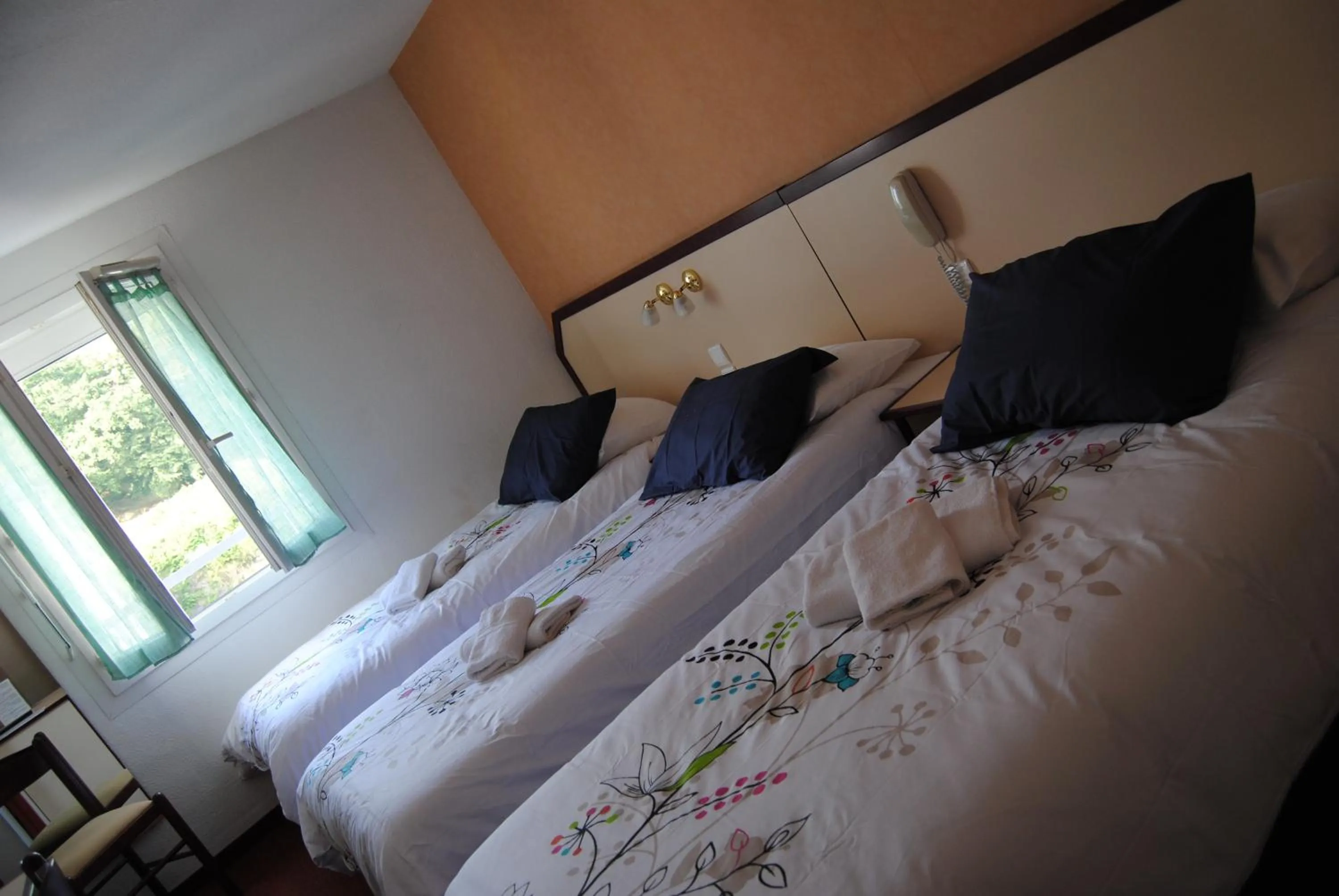 Bed in Hôtel Myosotis