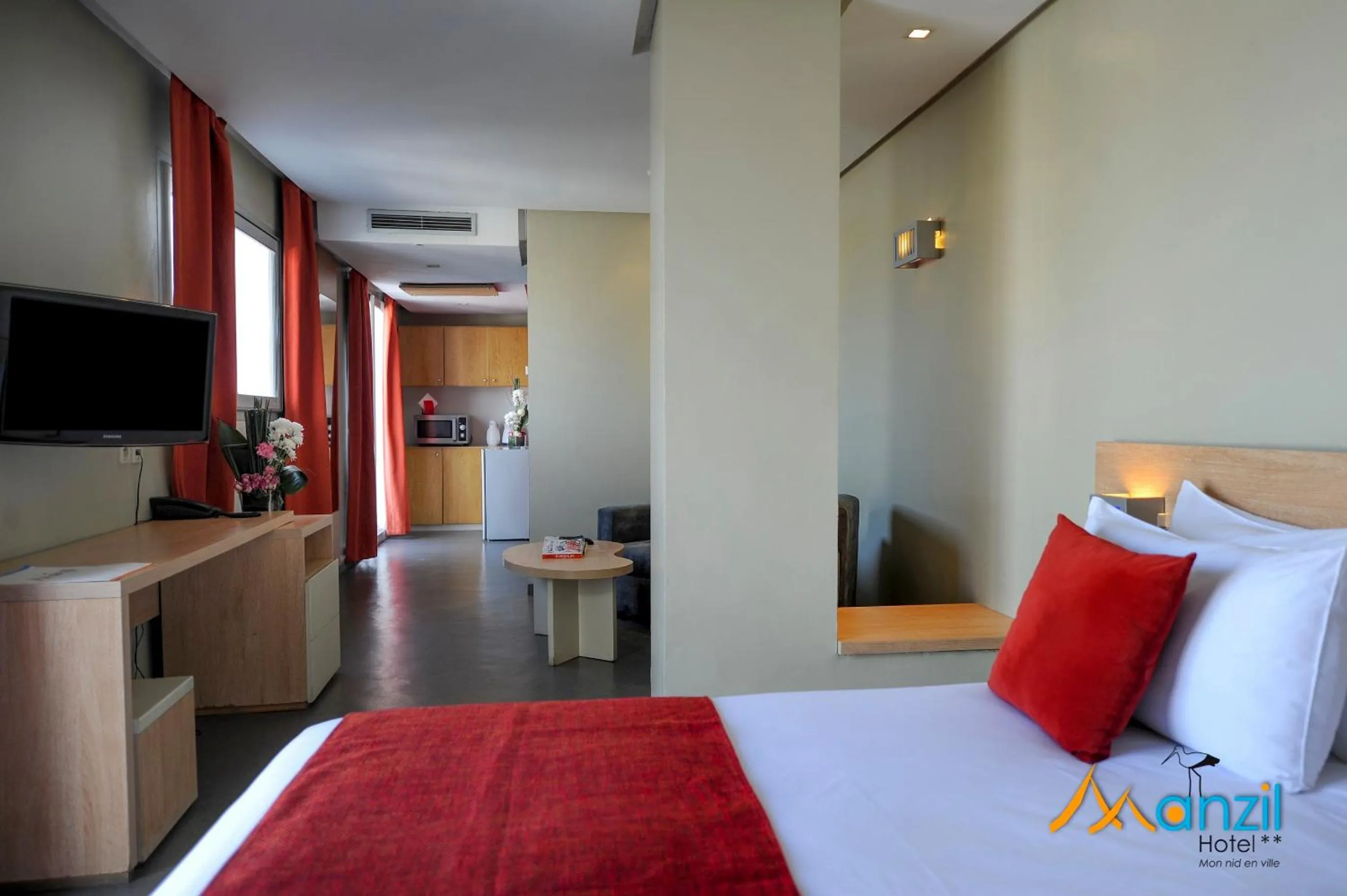 Bedroom, Bed in Manzil Hotel