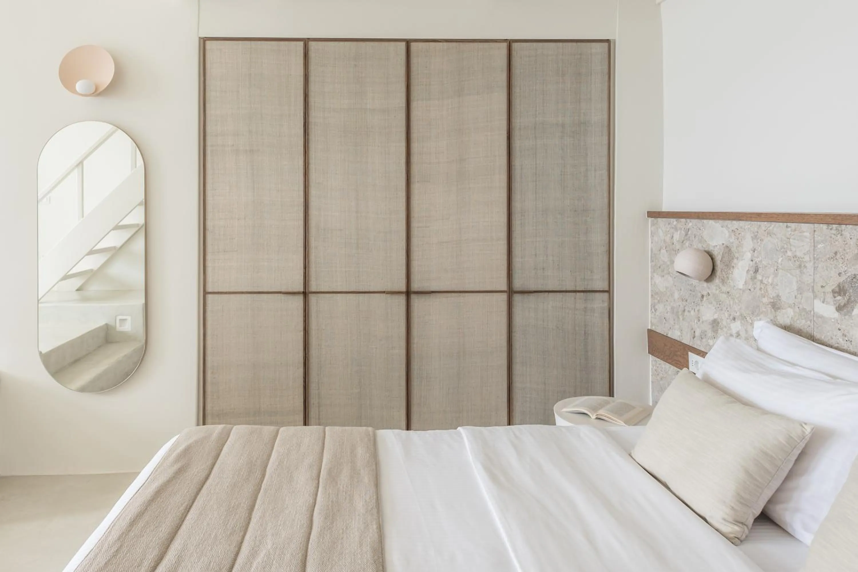 Bed in Enigma Suites