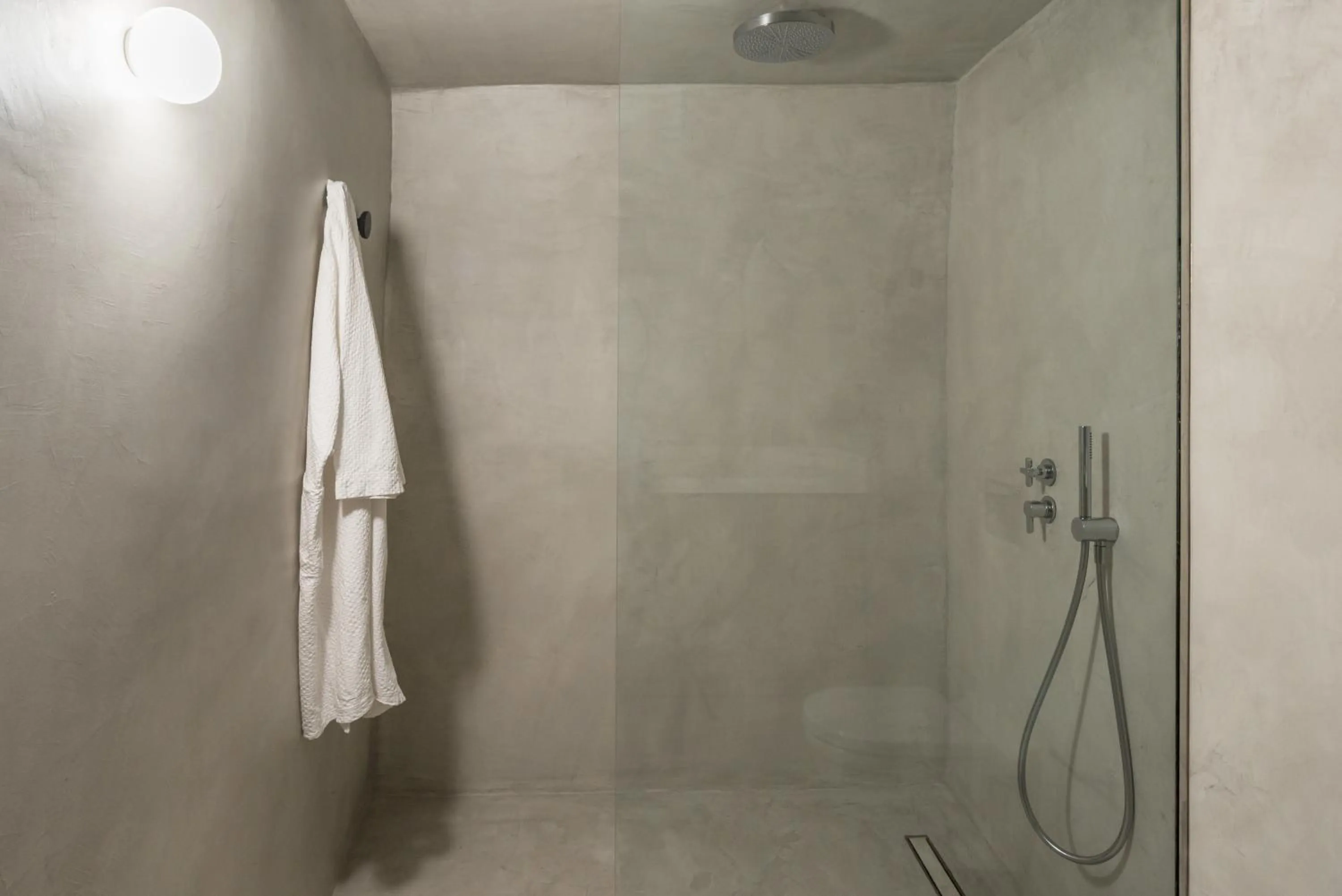 Shower in Enigma Suites