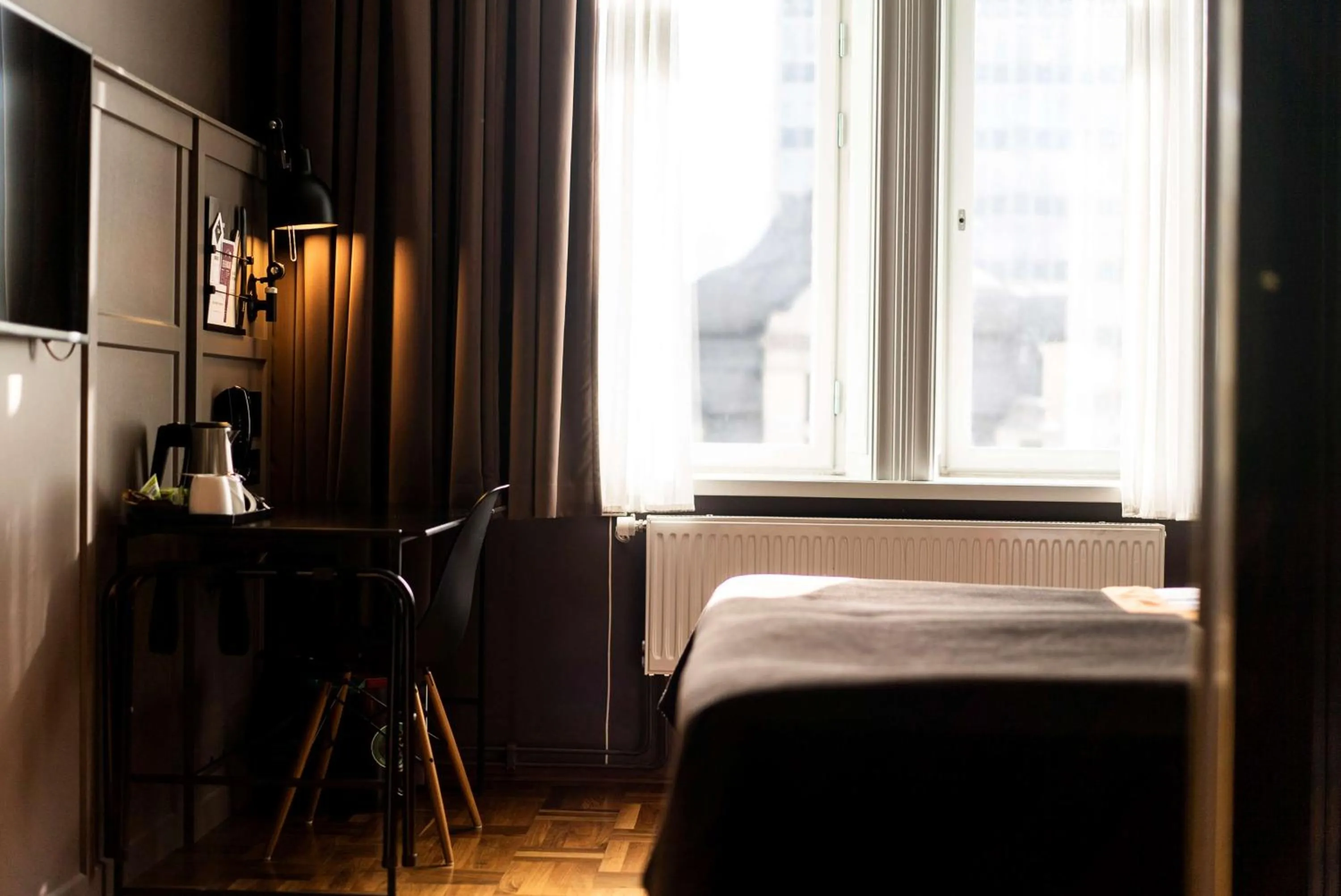 Bedroom, Bed in Scandic Grand Central