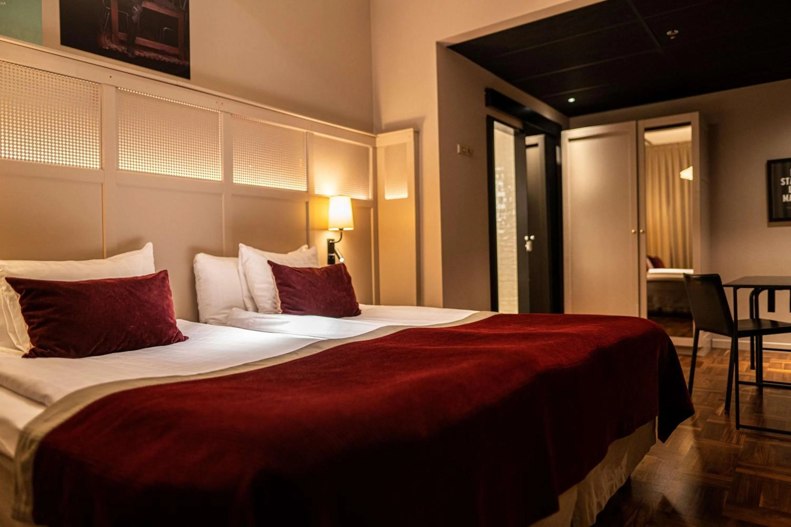 Bedroom, Bed in Scandic Grand Central