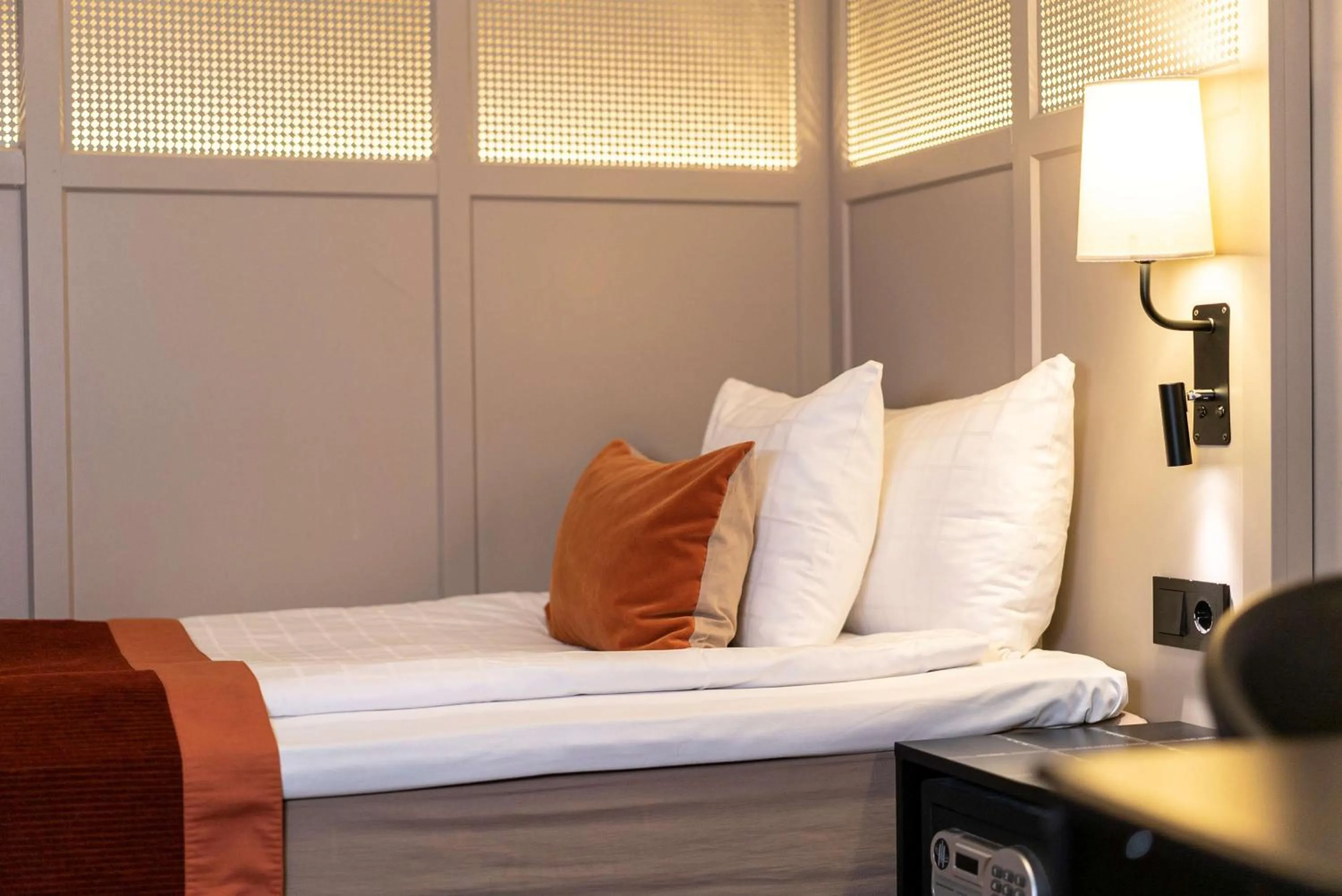 Bedroom, Bed in Scandic Grand Central