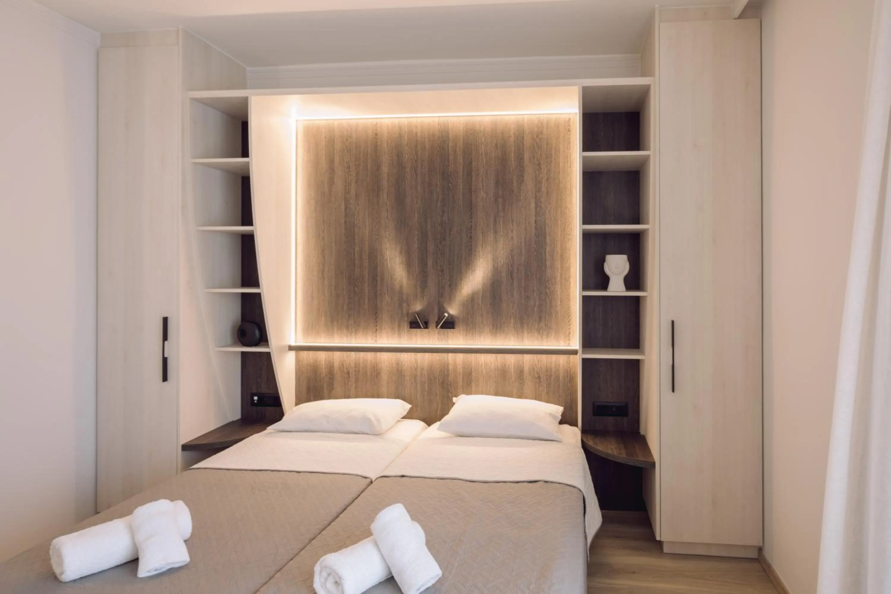 Bed in Medusa Apartments