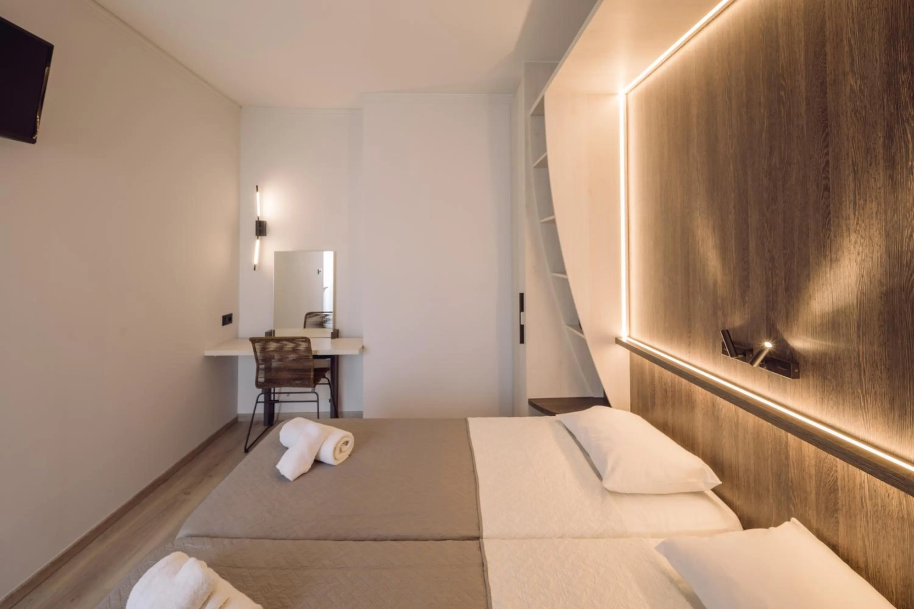 Bed in Medusa Apartments