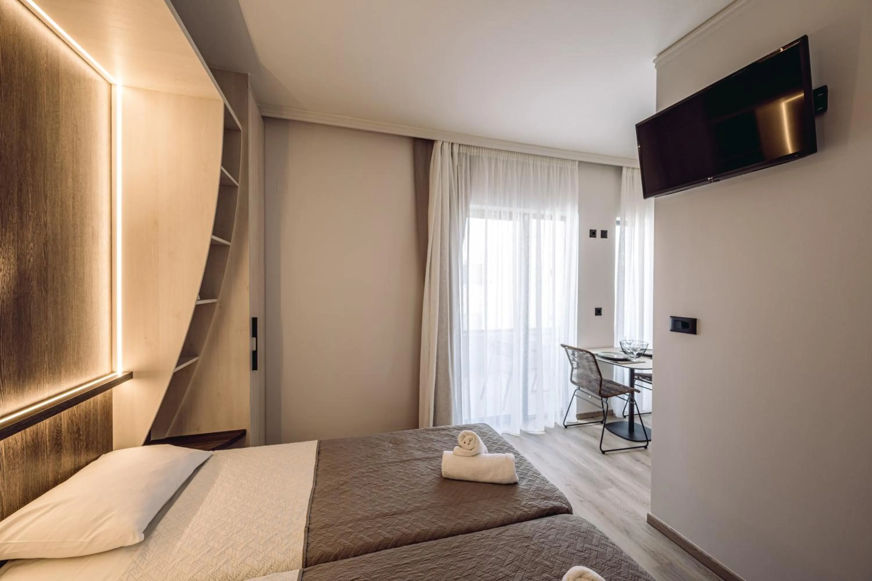 Bed in Medusa Apartments