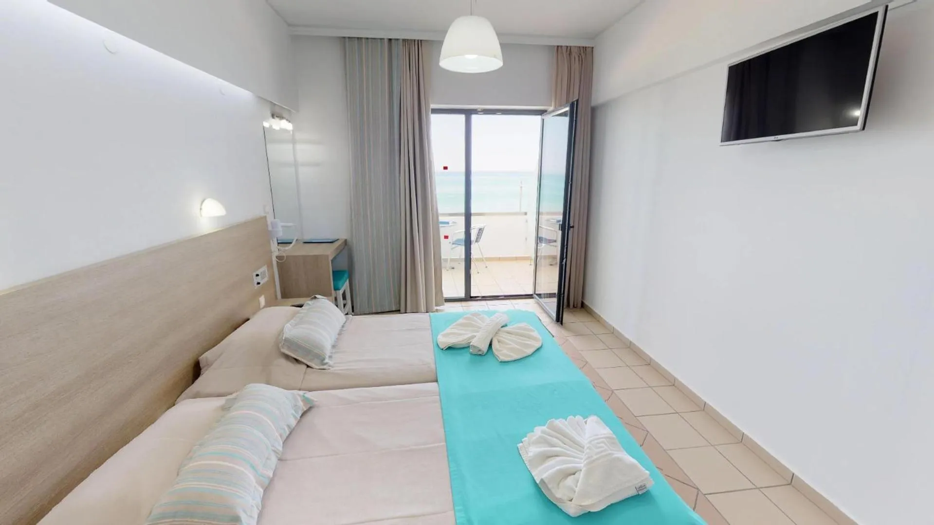 Bed in Medusa Apartments