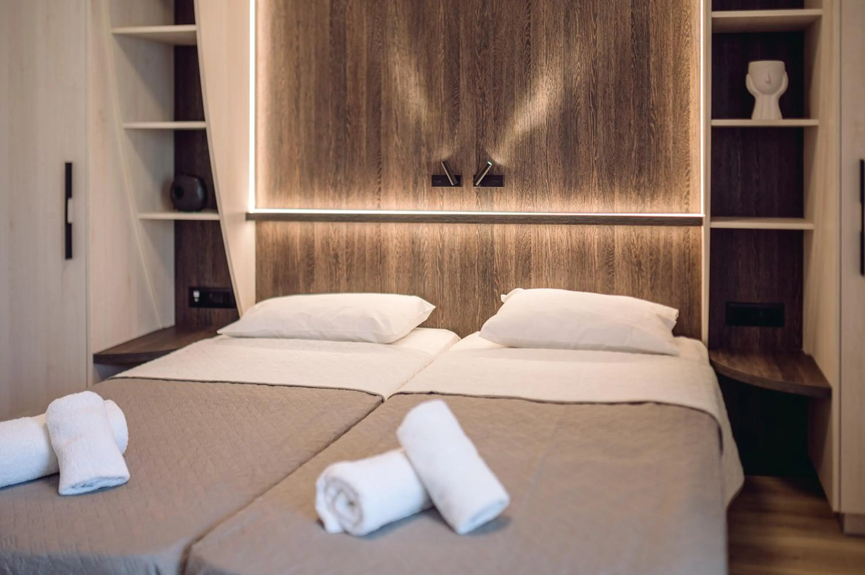 Bed in Medusa Apartments