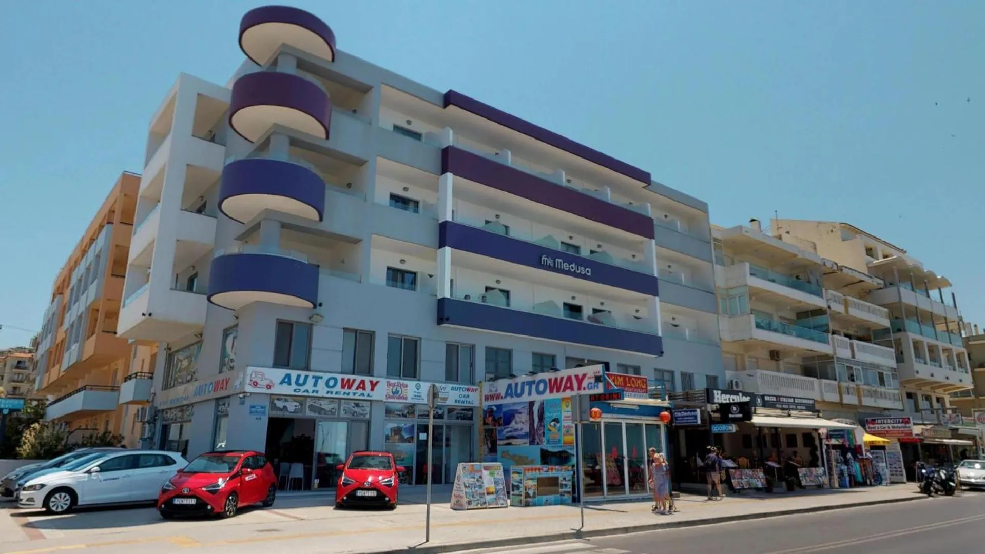 Facade/entrance in Medusa Apartments