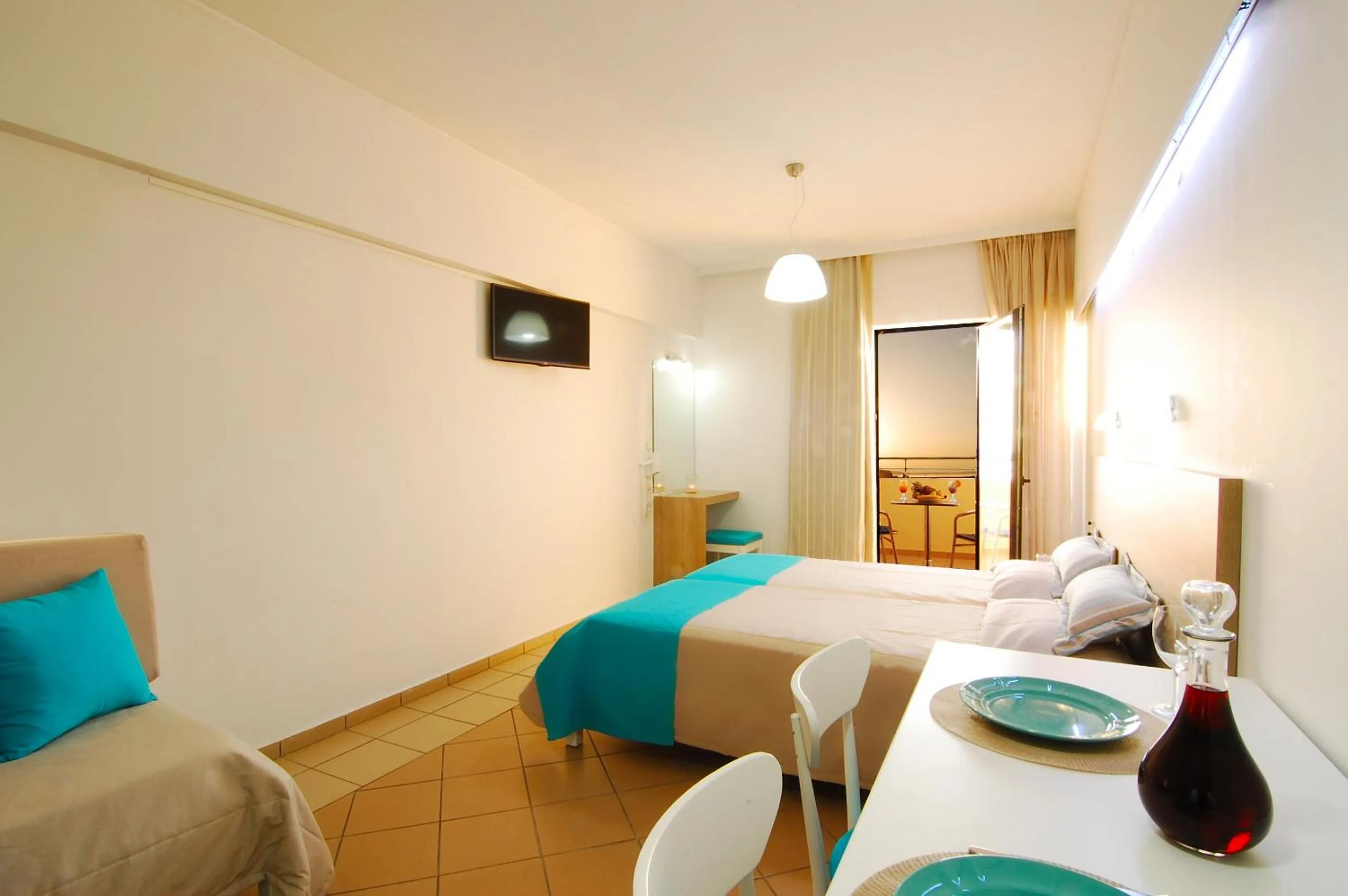 Bed in Medusa Apartments