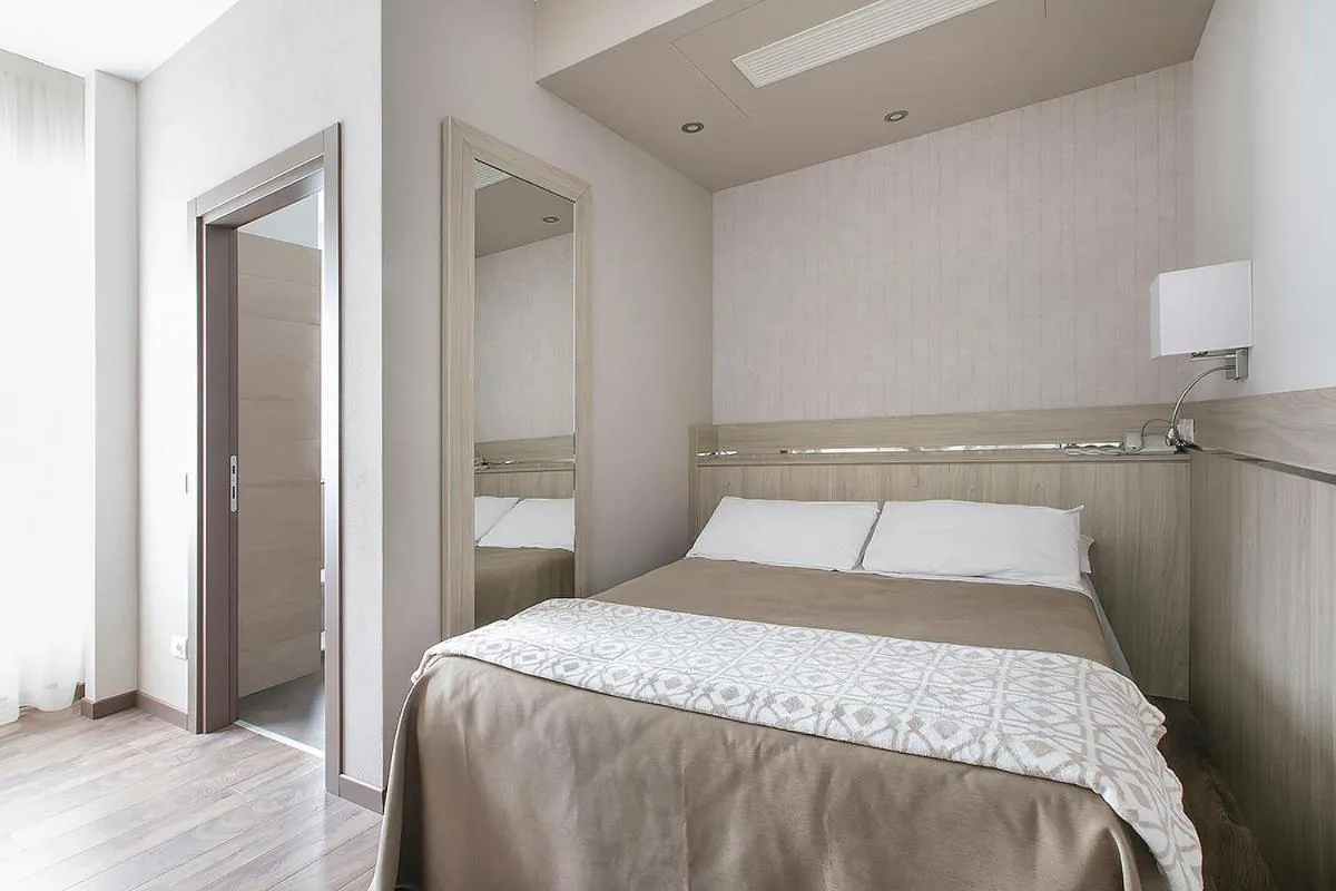 Bed in Hotel Conradi